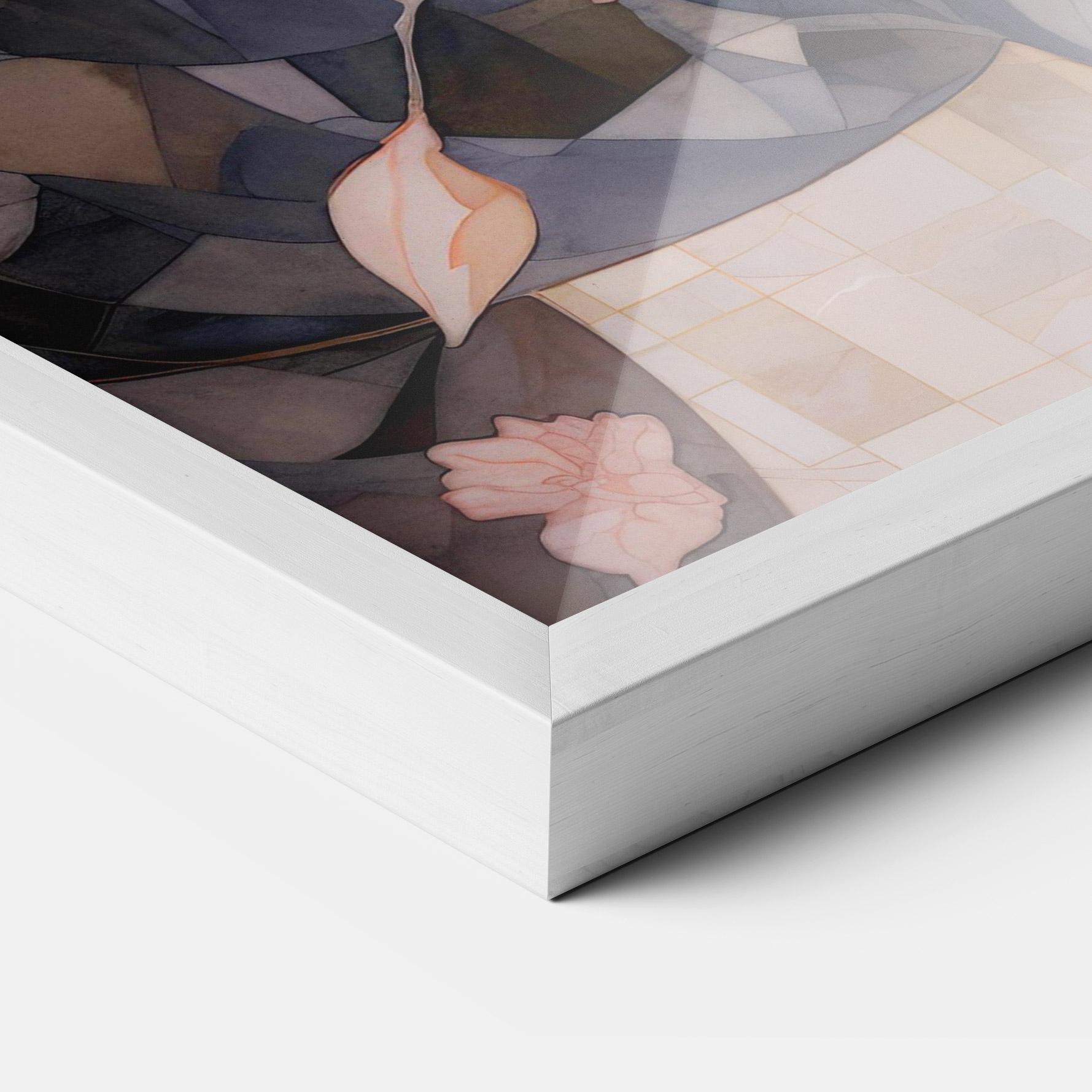 Рамкиран постер Mosaic Painting Horse mockup 3