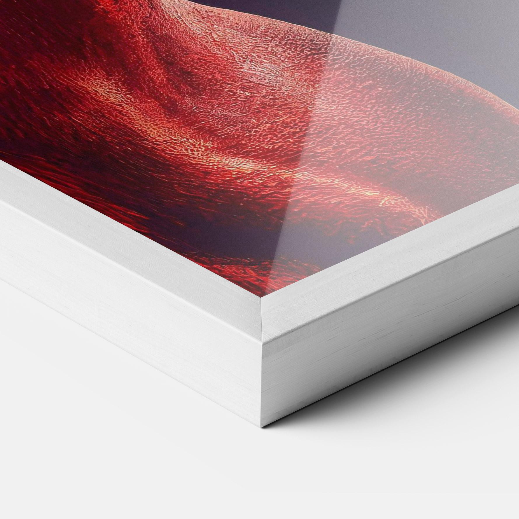 Рамкиран постер Red Horse Portrait mockup 3