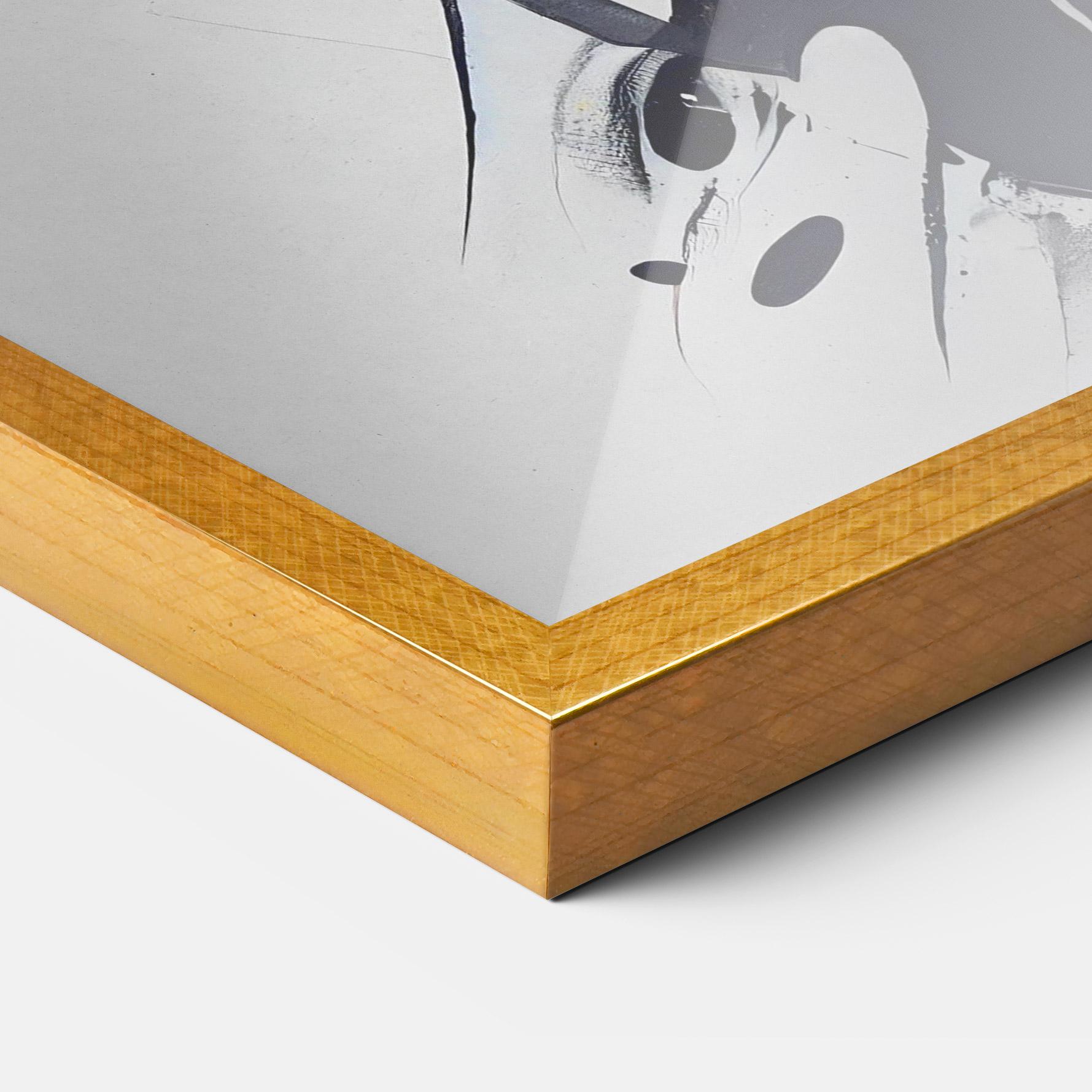 Рамкиран постер Black Paint Horse mockup 3