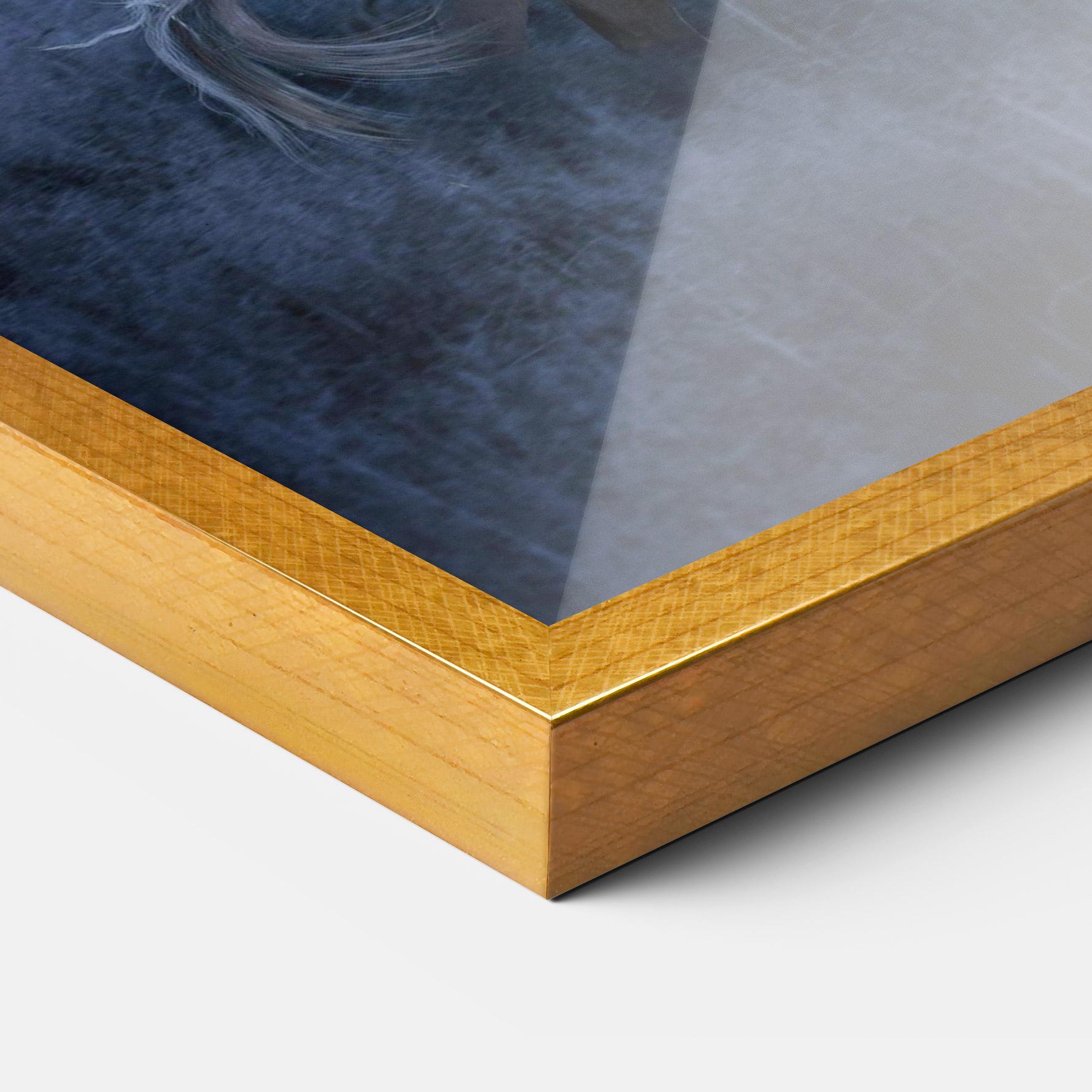 Рамкиран постер Blue Moon Unicorn mockup 3