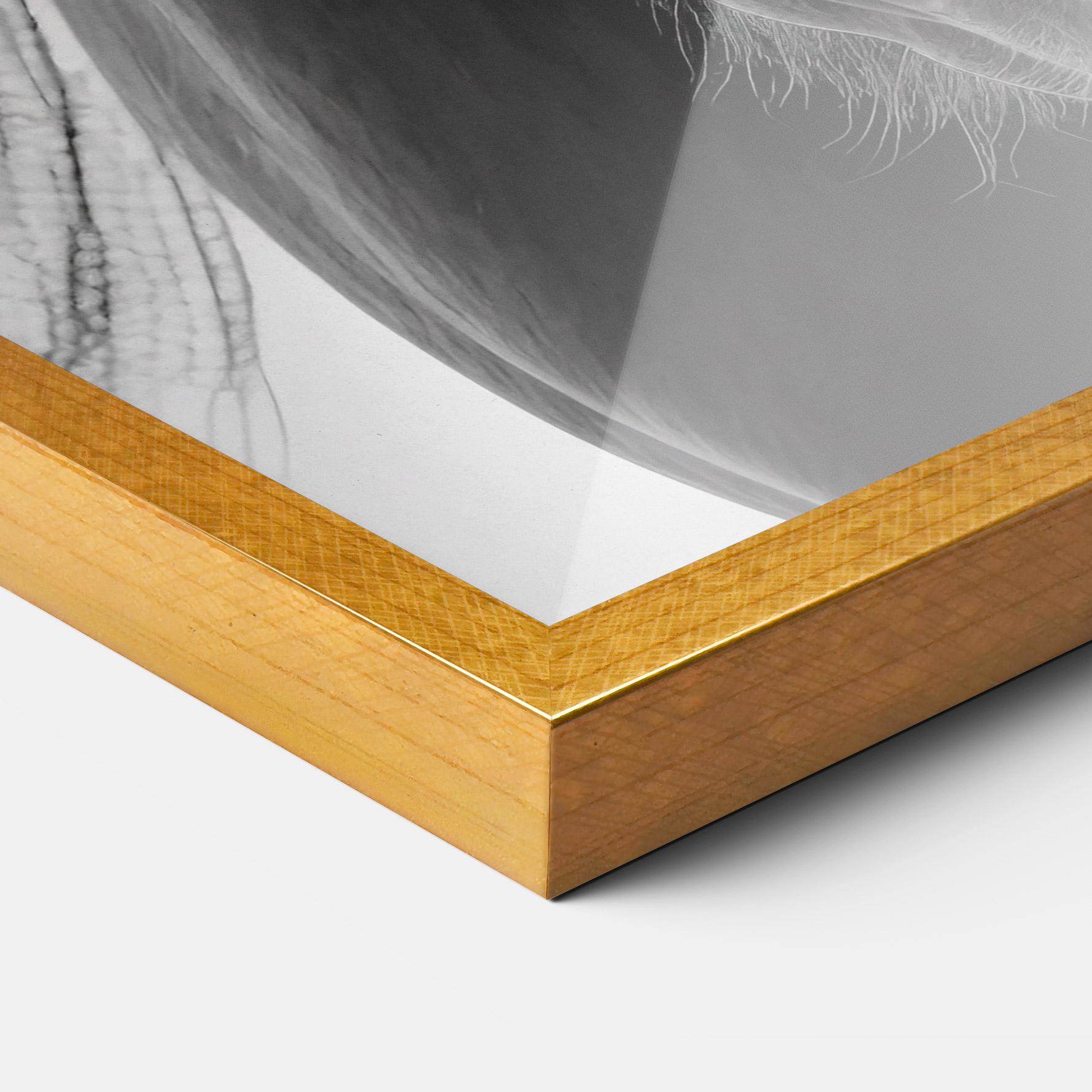 Рамкиран постер Close Up Horse mockup 3