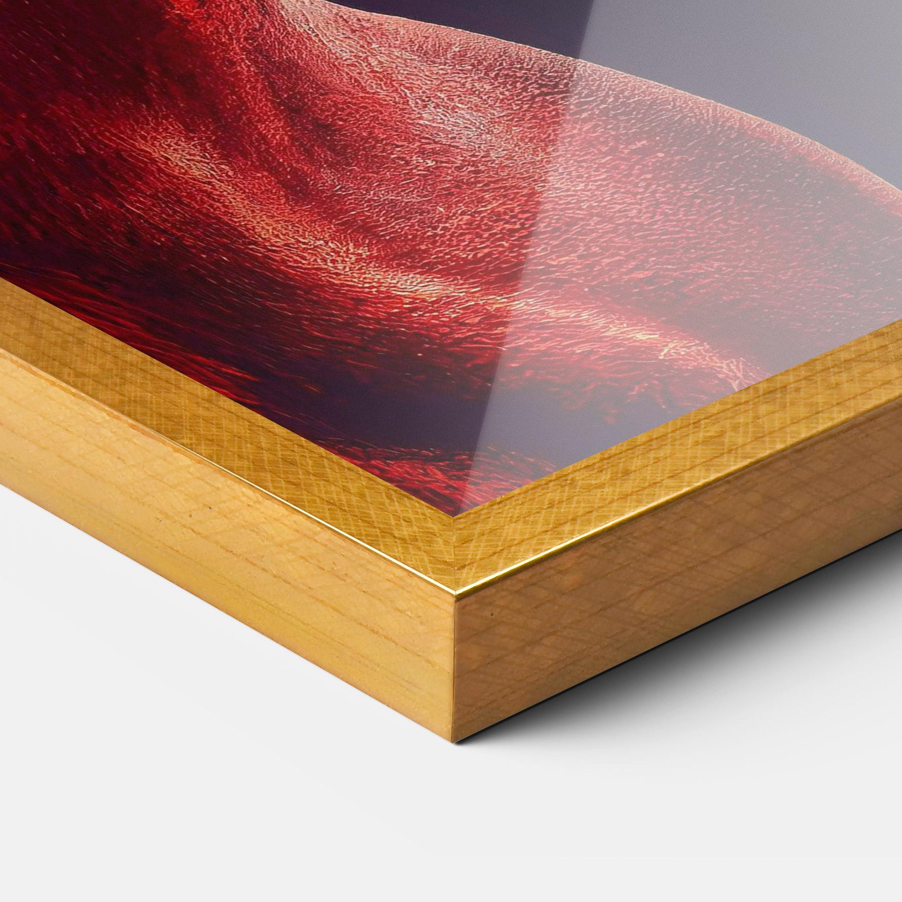 Рамкиран постер Red Horse Portrait mockup 3