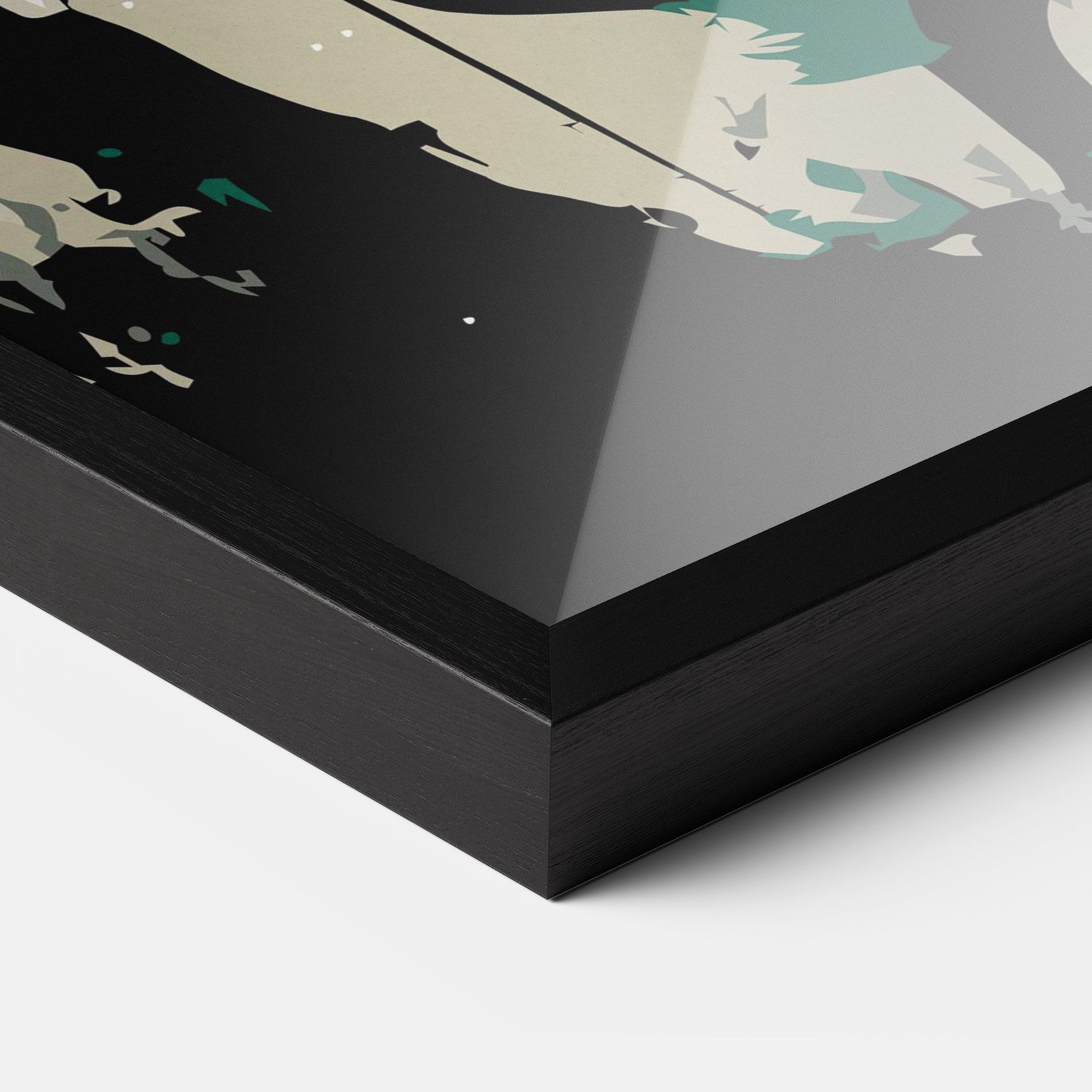 Black Green Horse mockup 3