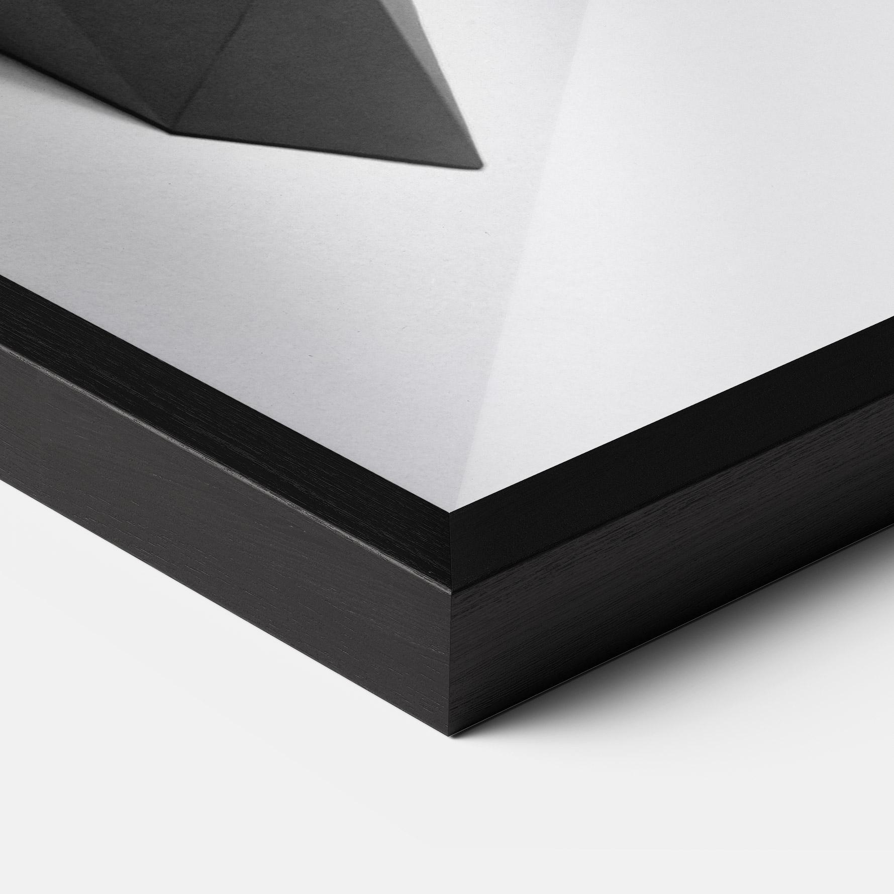 Рамкиран постер Geometrical Unicorn mockup 3