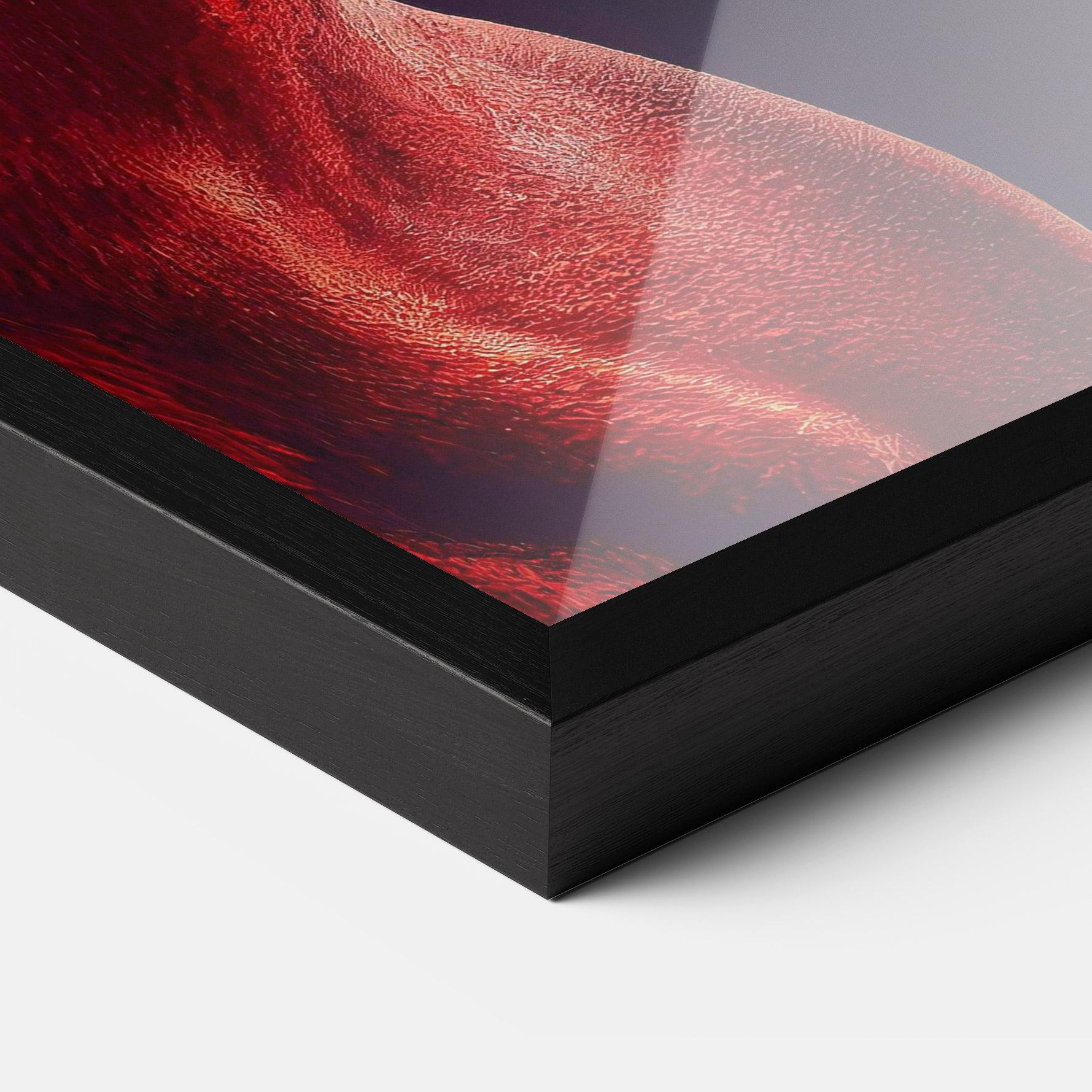 Рамкиран постер Red Horse Portrait mockup 3