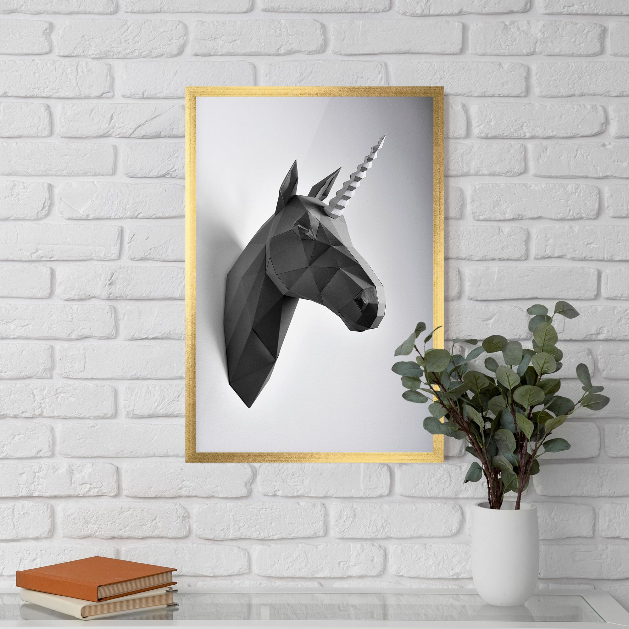Geometrical Unicorn mockup 5