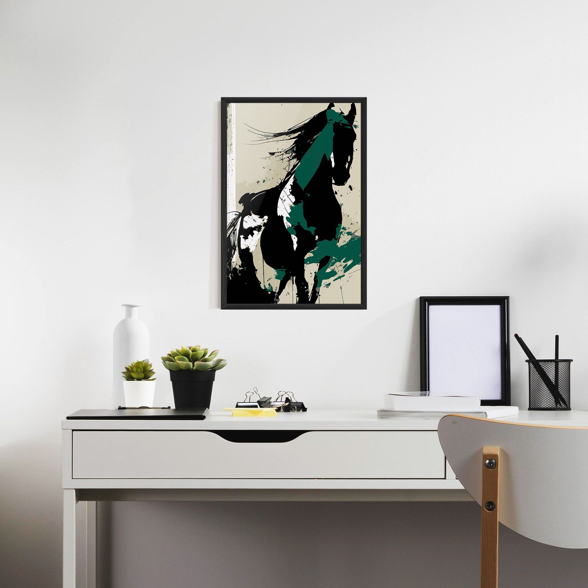 Black Green Horse mockup 7