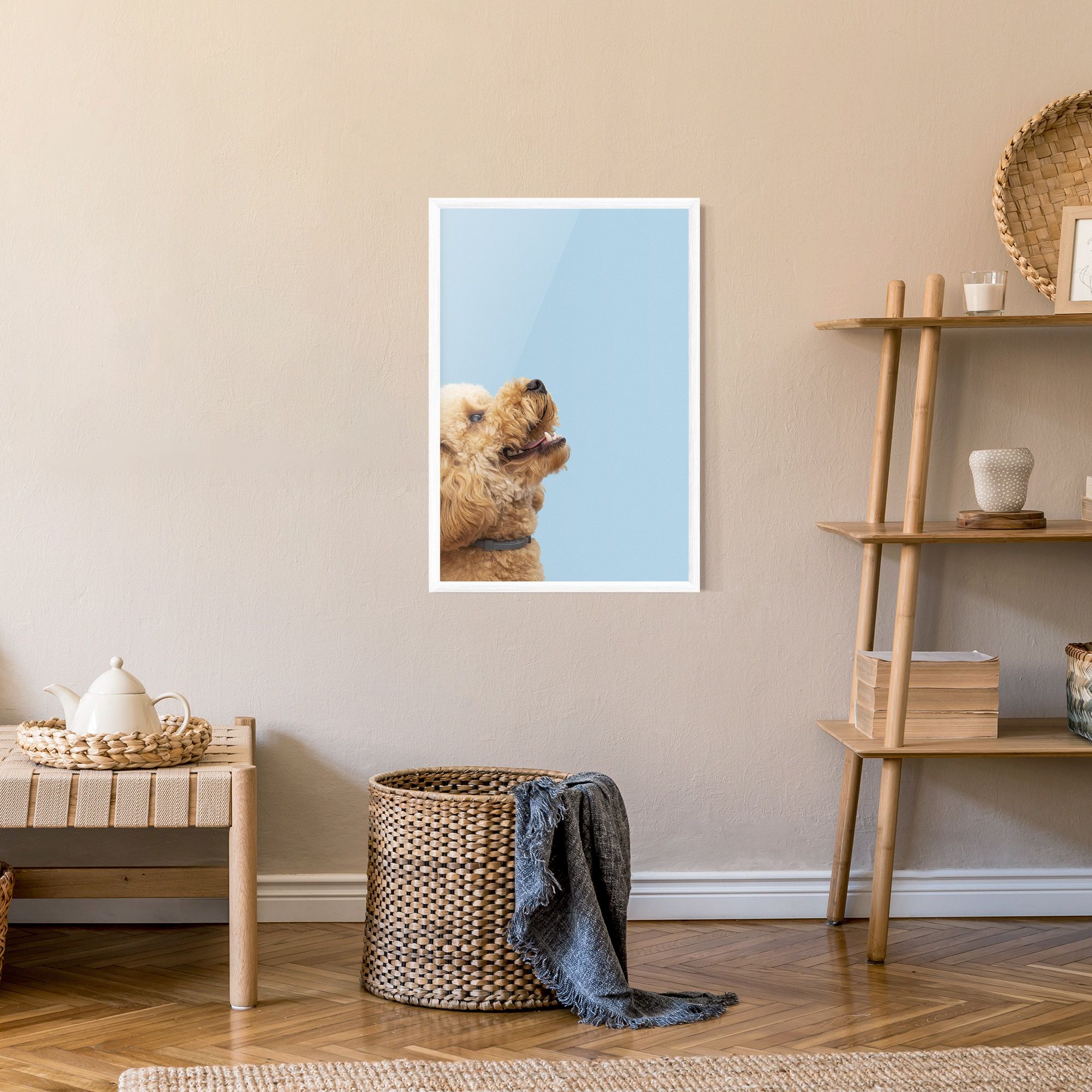 Yellow Cute Dog mockup 9