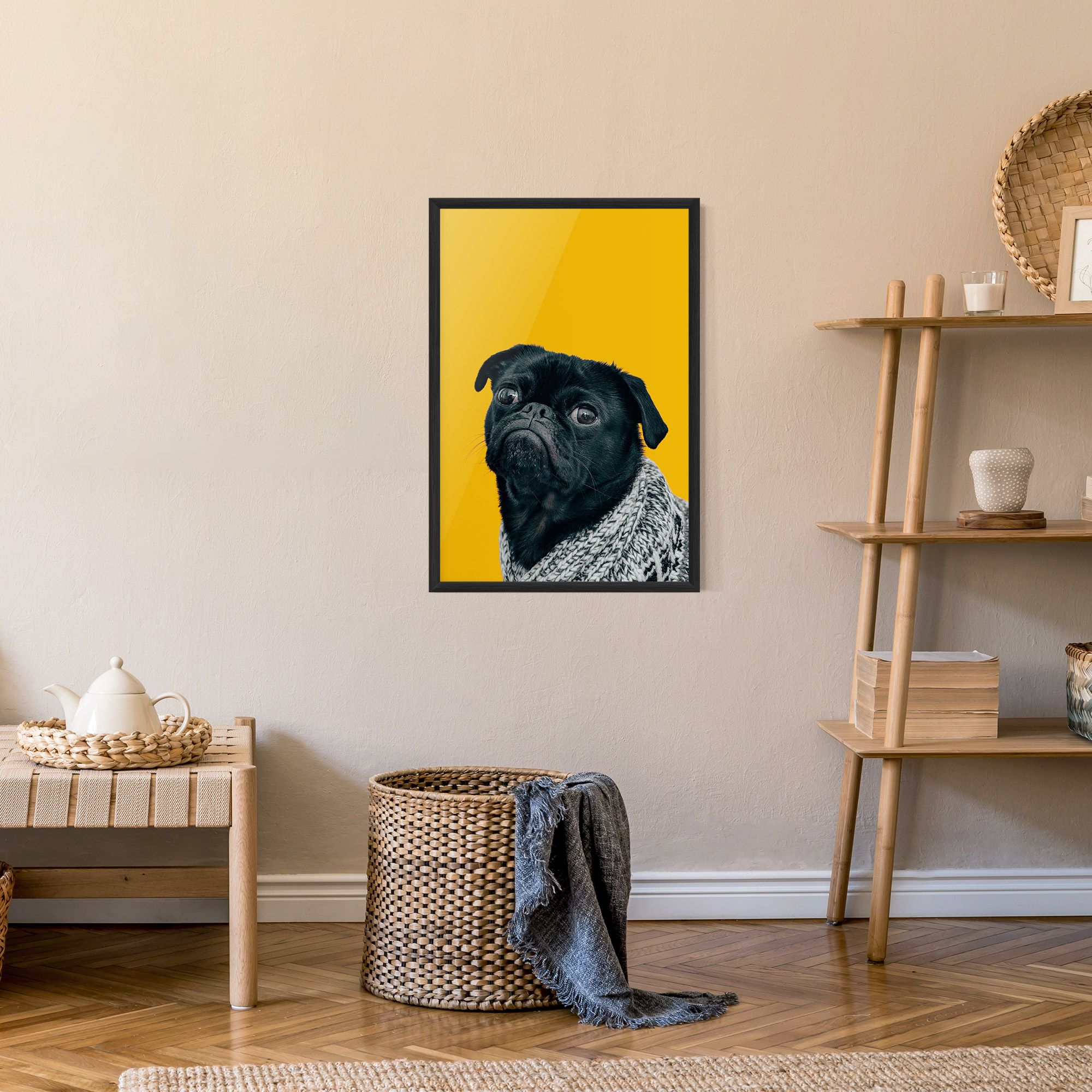 Black Pug mockup 9