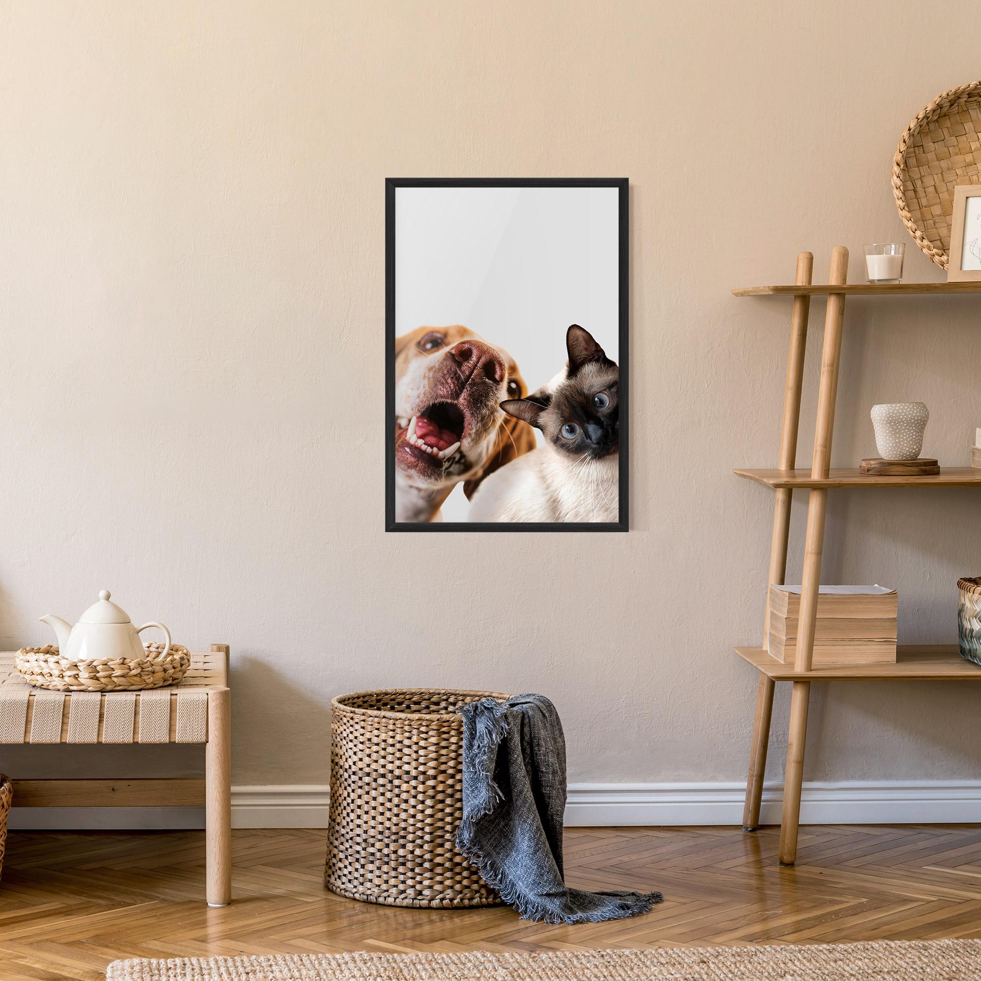 Рамкиран постер Cute Pet Collage mockup 9