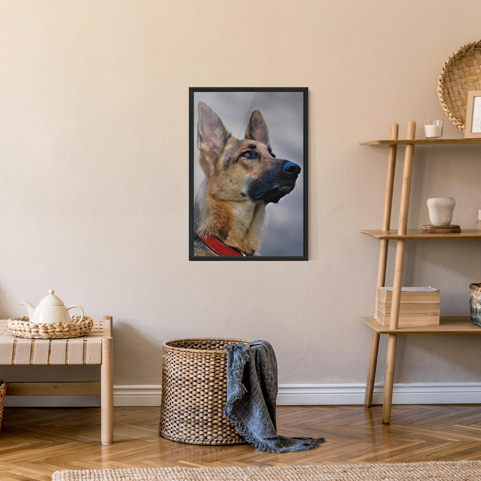 Рамкиран постер German Shepherd mockup 9