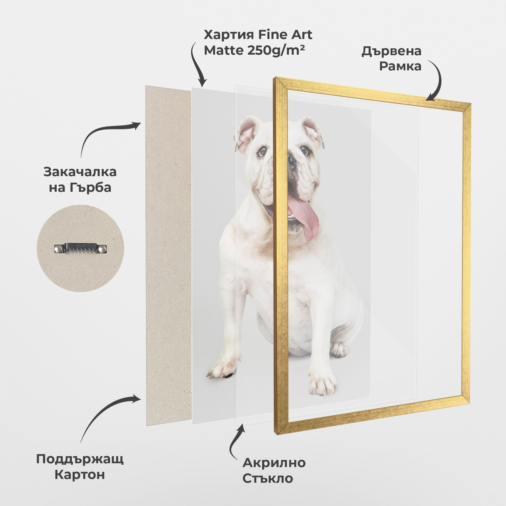 Happy White Dog mockup 1