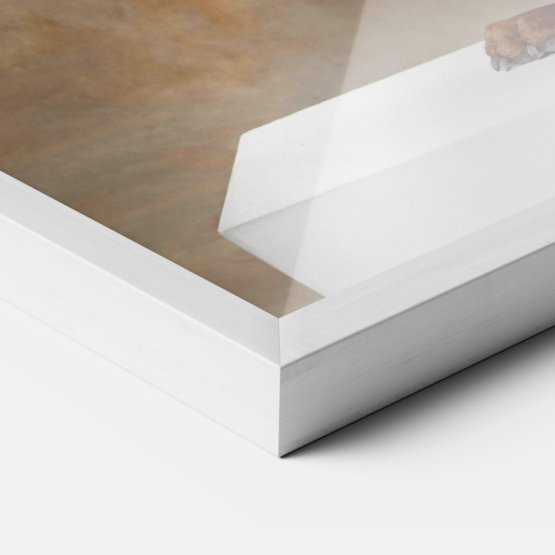 Рамкиран постер Doberman Standing mockup 3