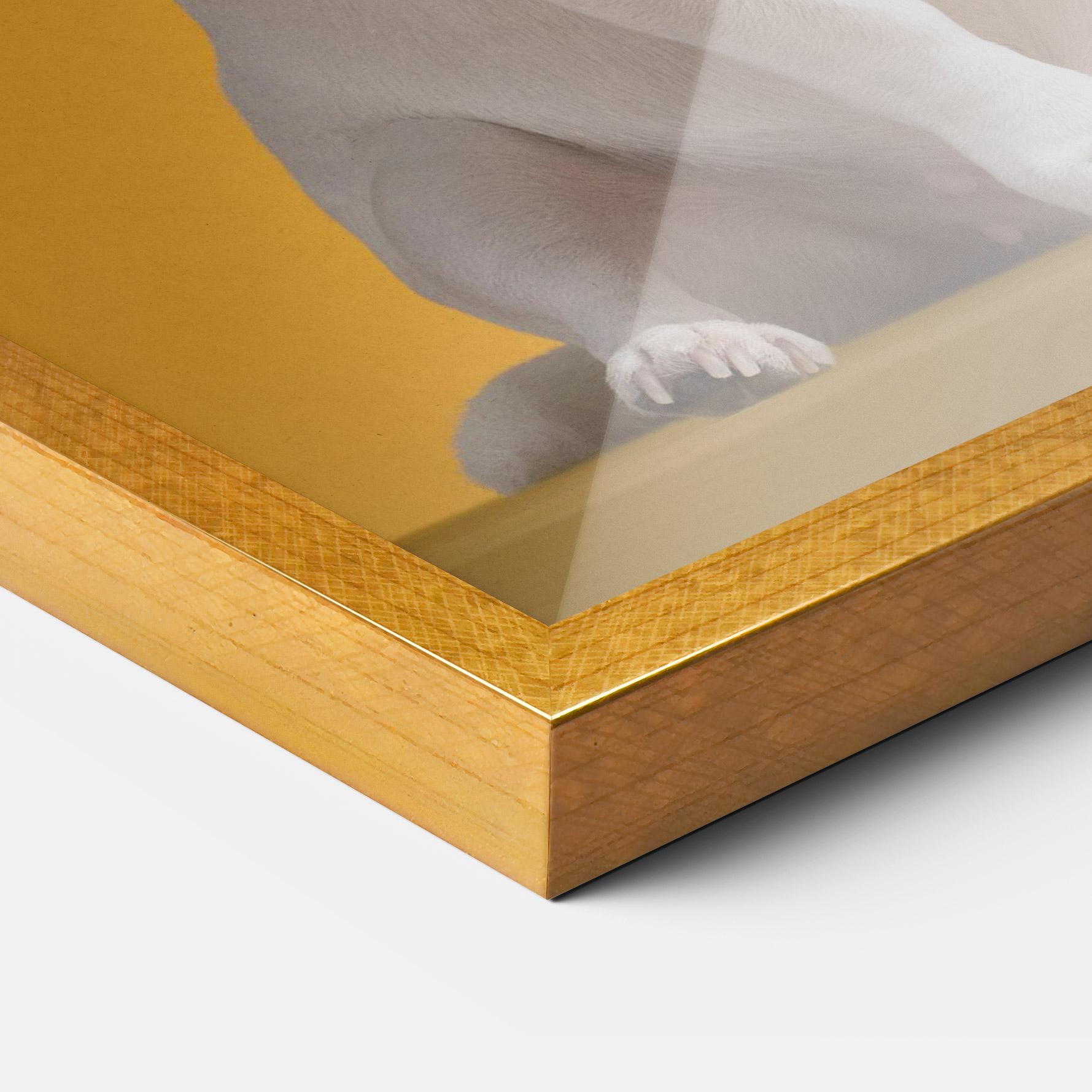 Рамкиран постер Toothbrush Dog mockup 3