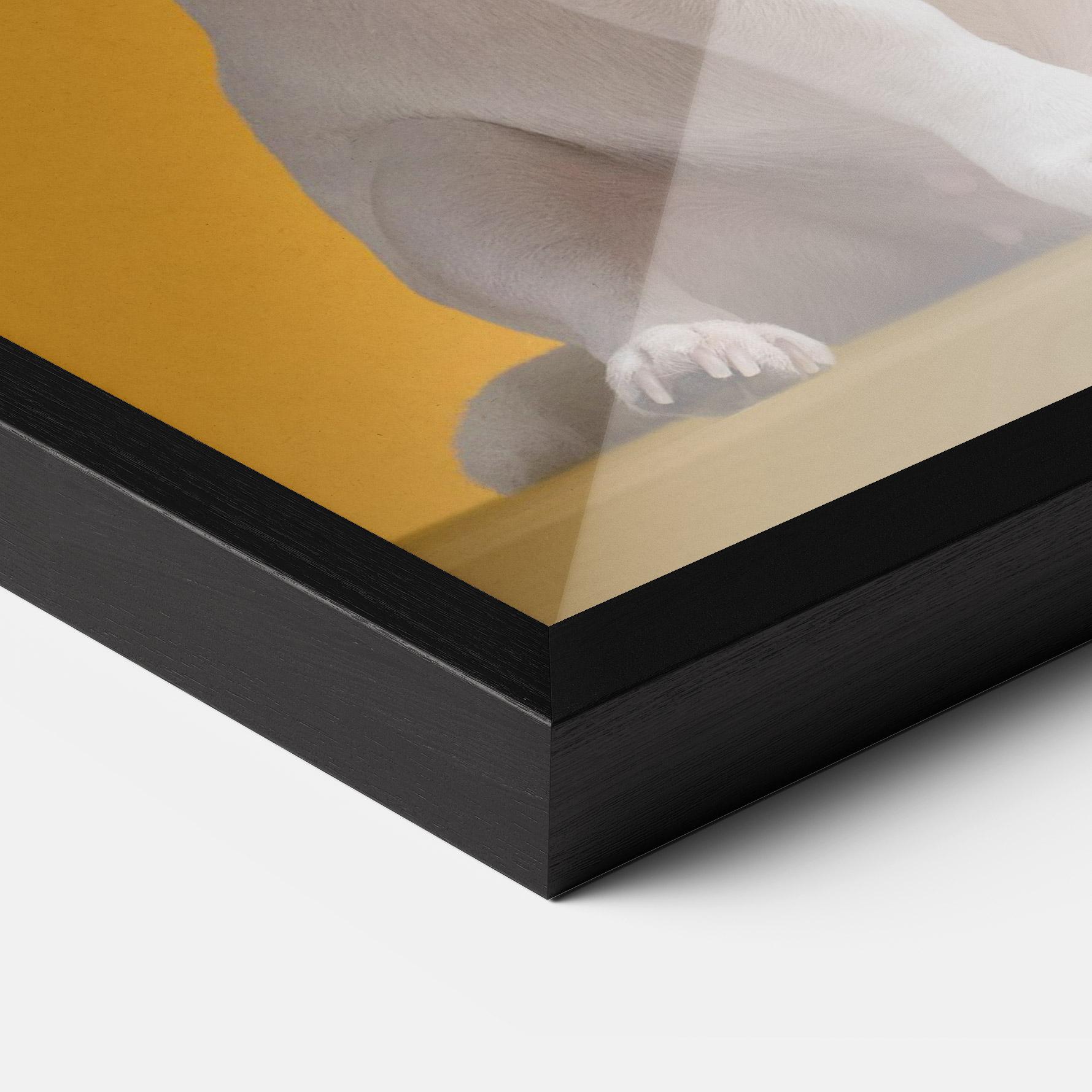 Рамкиран постер Toothbrush Dog mockup 3