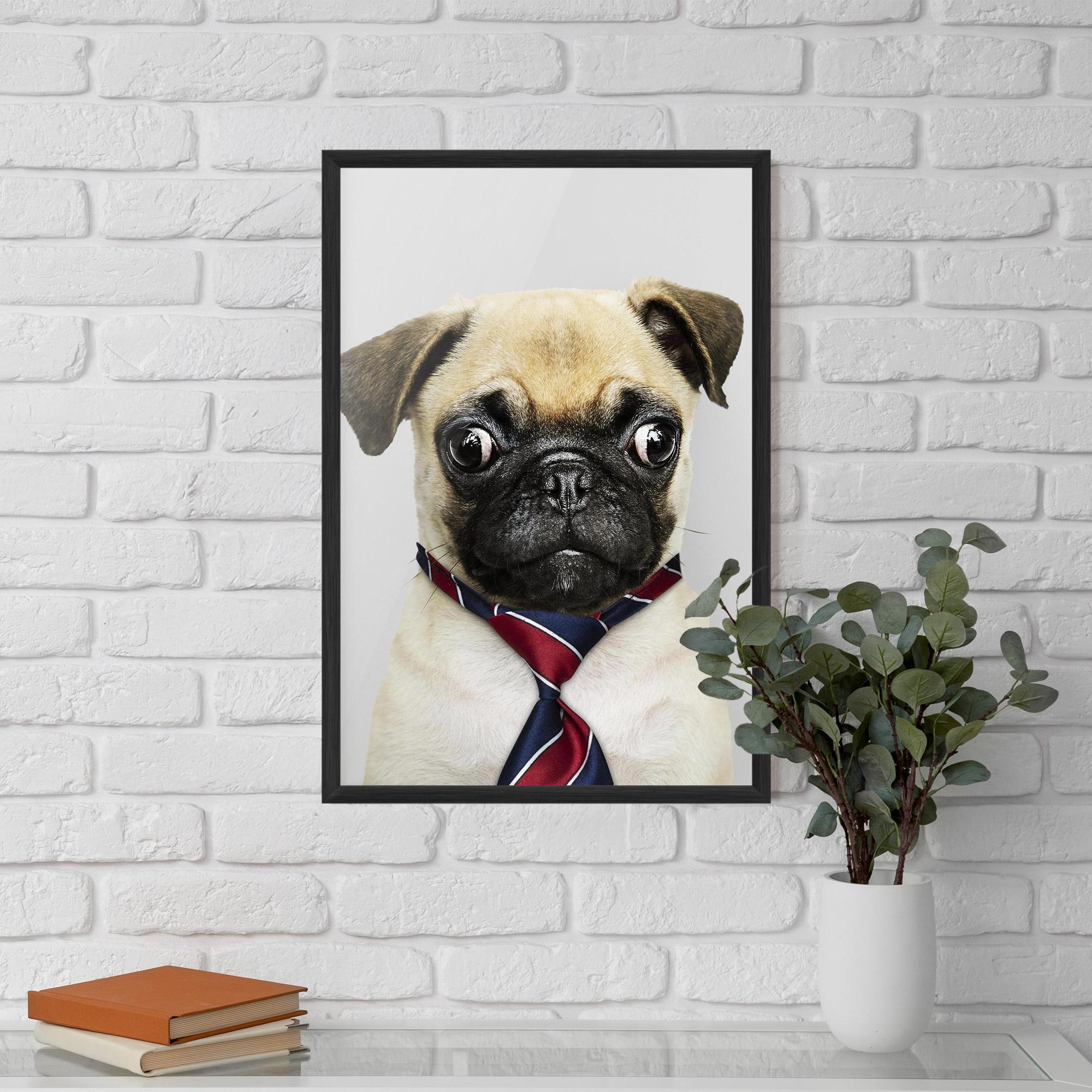 Рамкиран постер Business Pug mockup 5