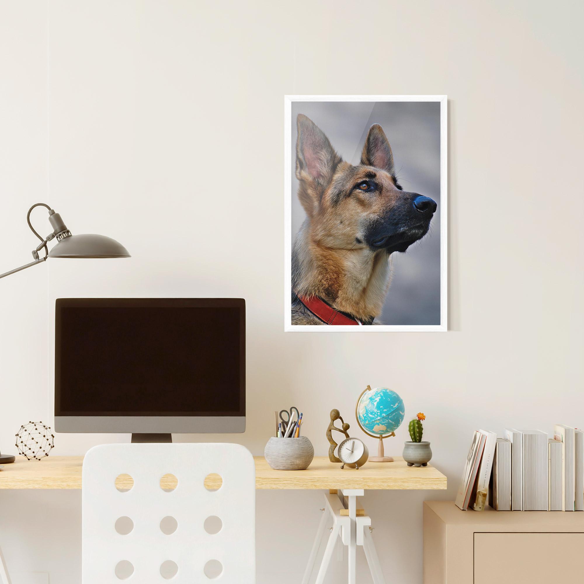 Рамкиран постер German Shepherd mockup 6