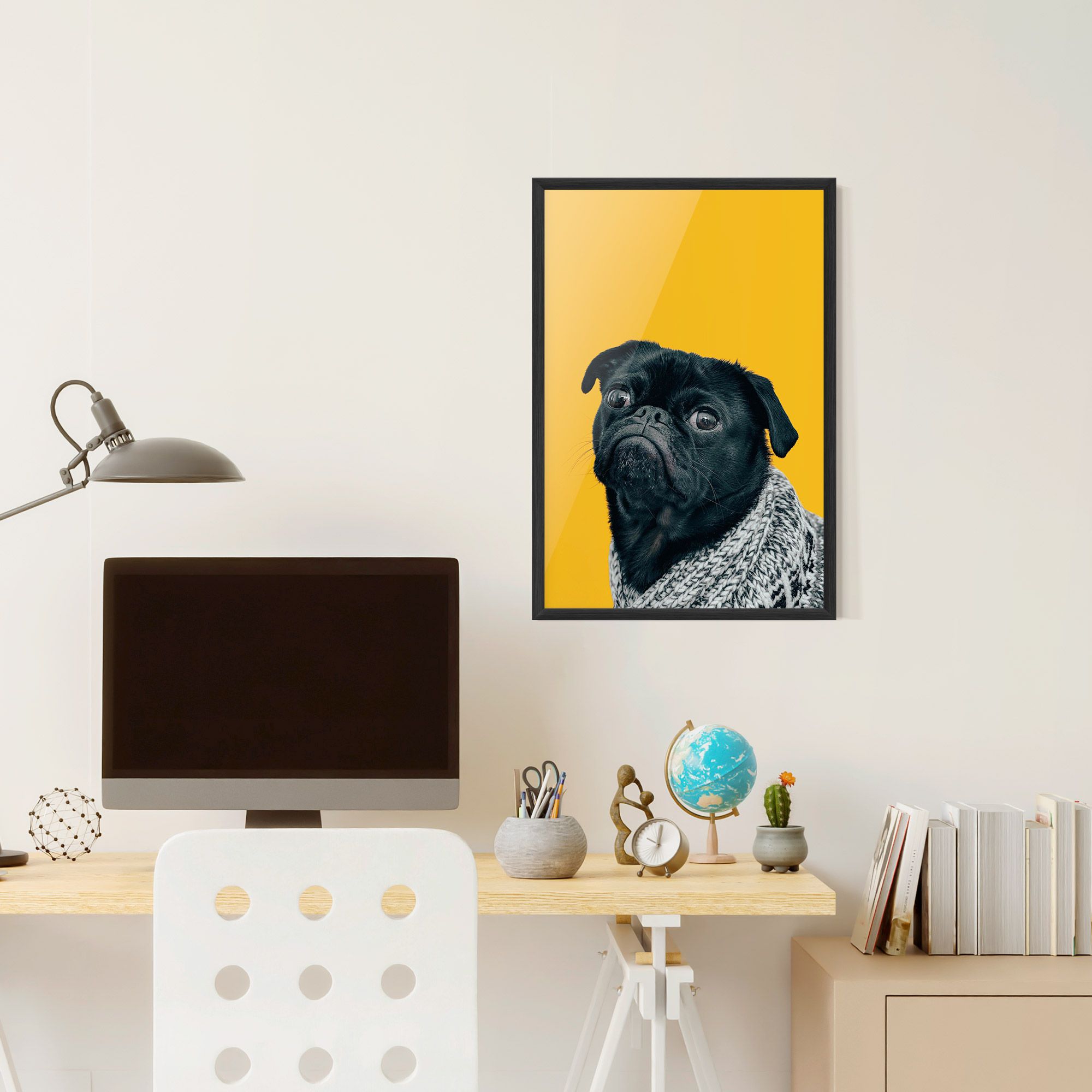 Black Pug mockup 6