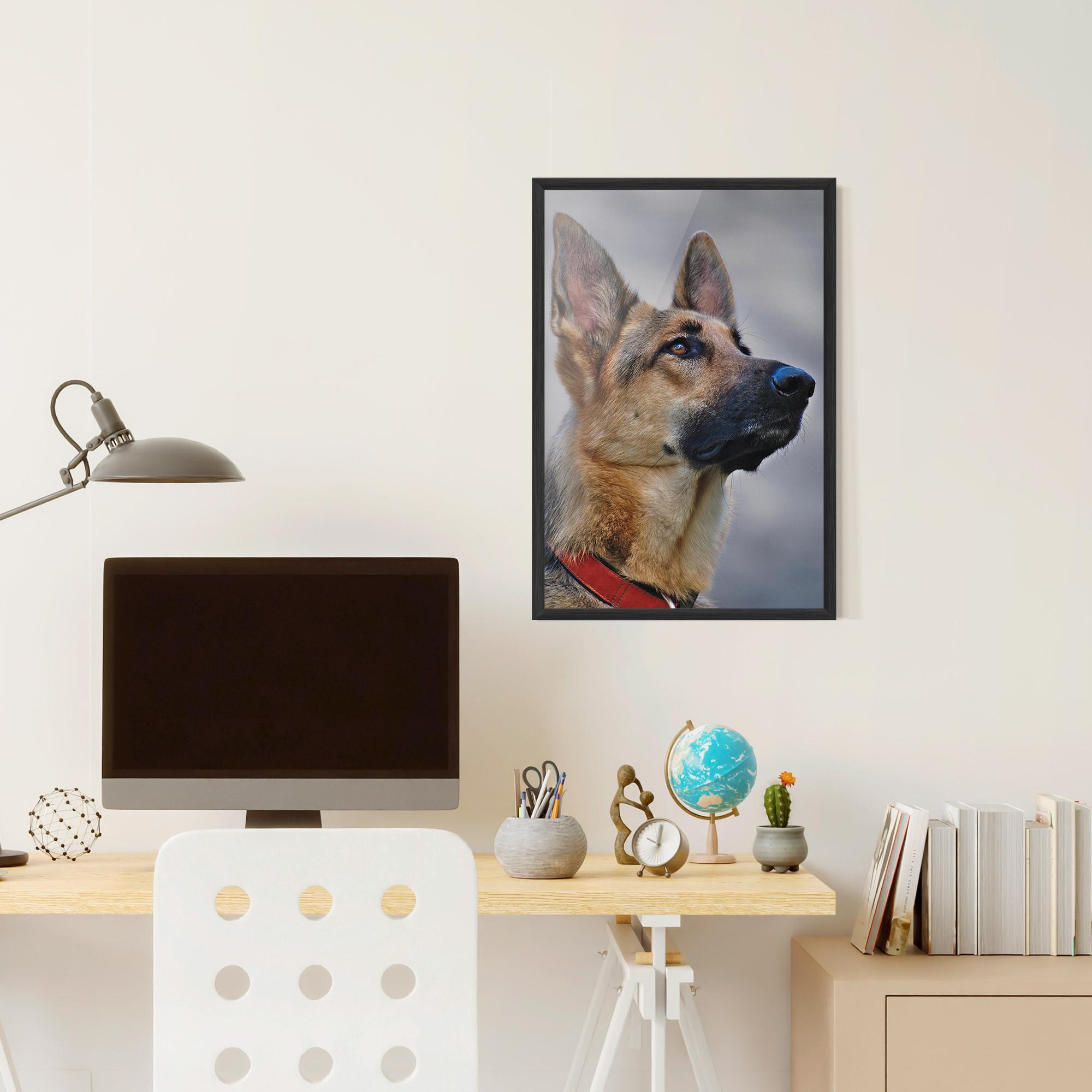Рамкиран постер German Shepherd mockup 6