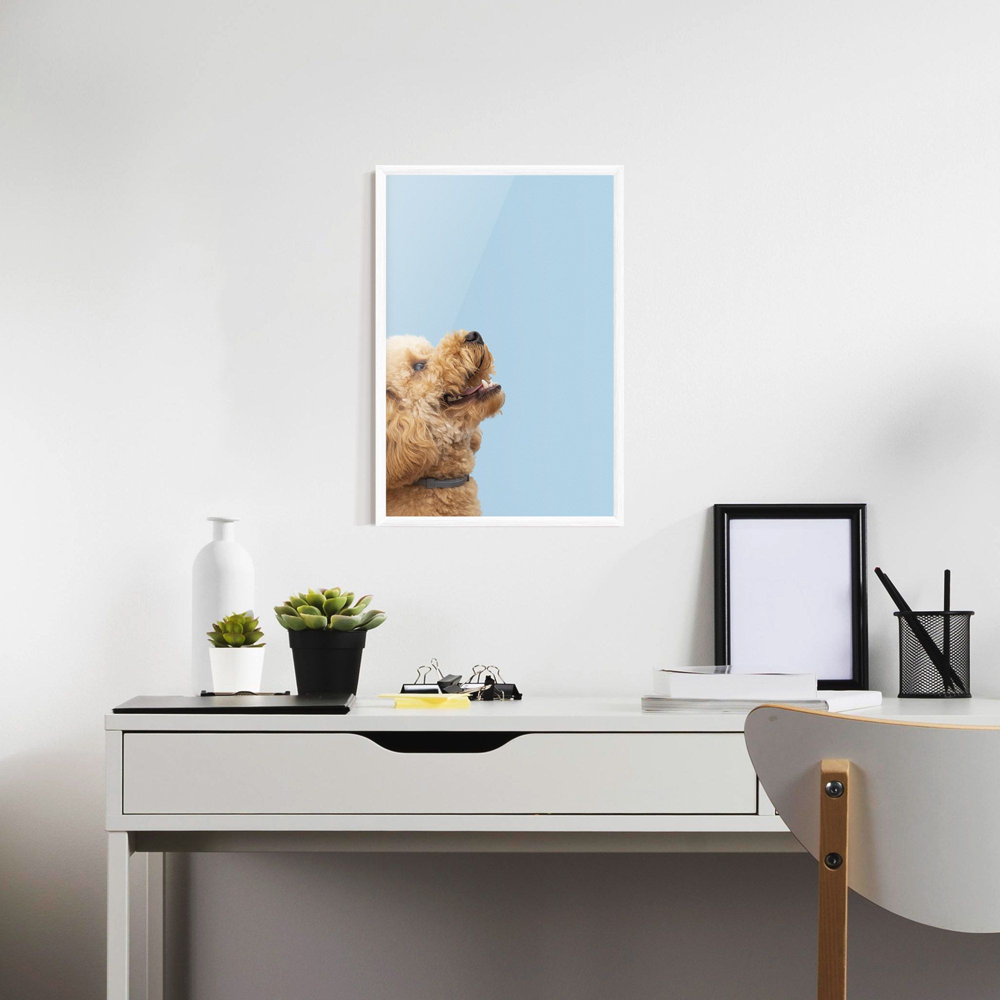 Yellow Cute Dog mockup 7