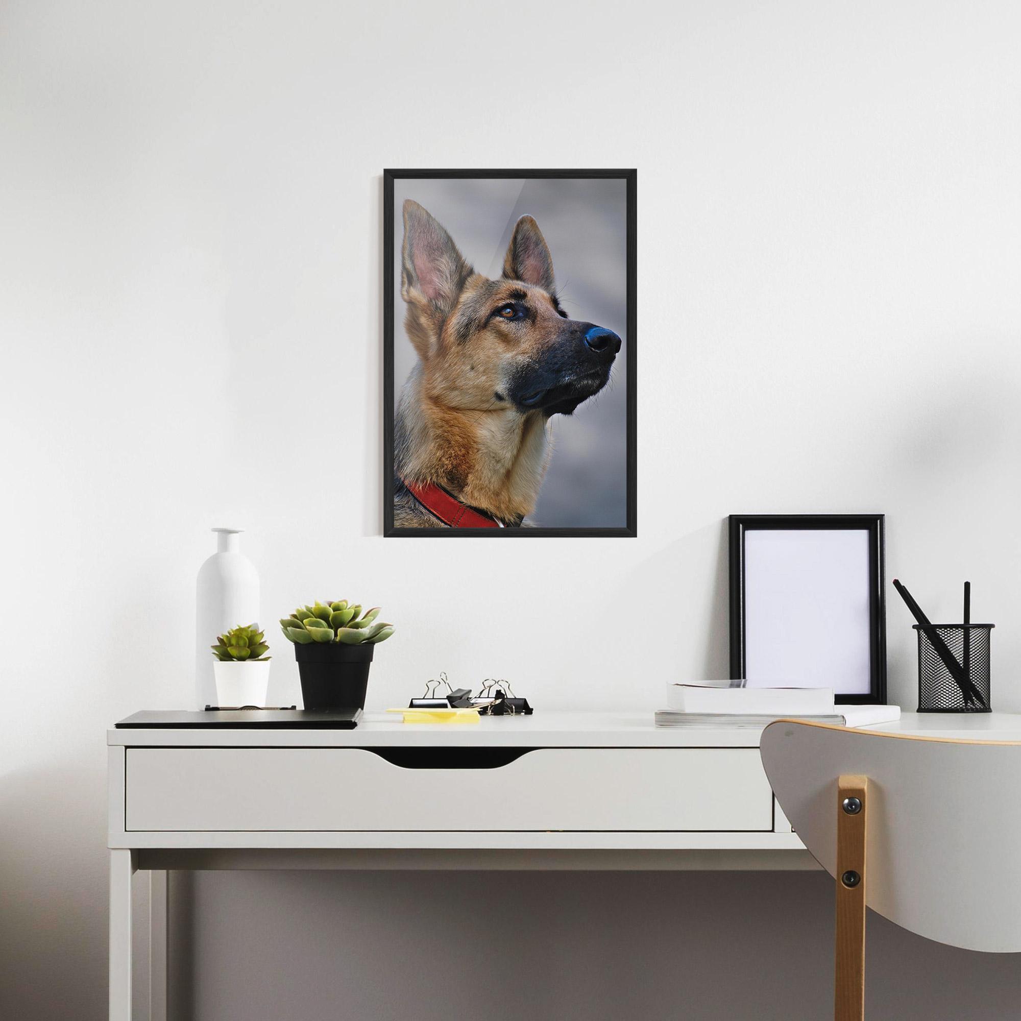 Рамкиран постер German Shepherd mockup 7