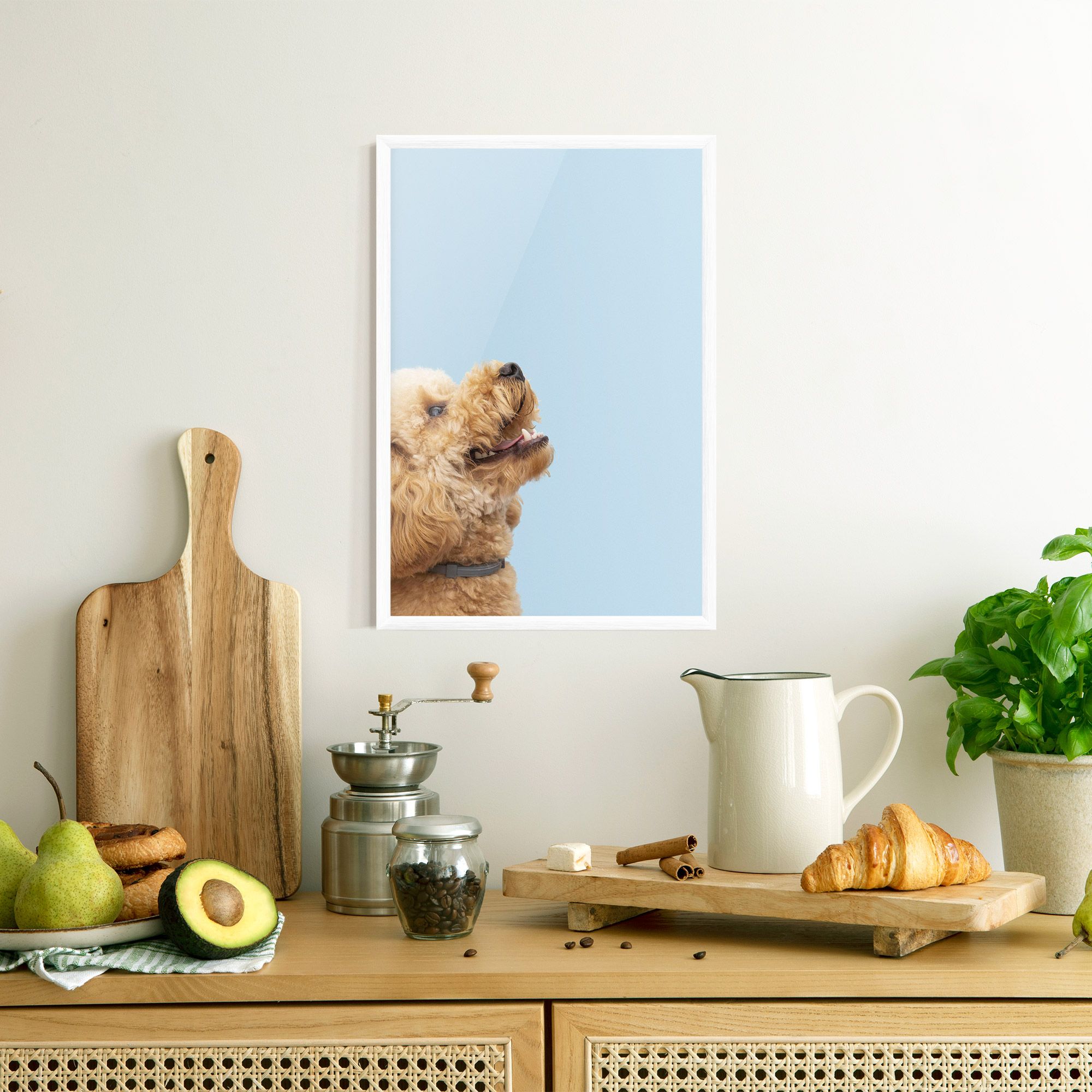 Yellow Cute Dog mockup 8