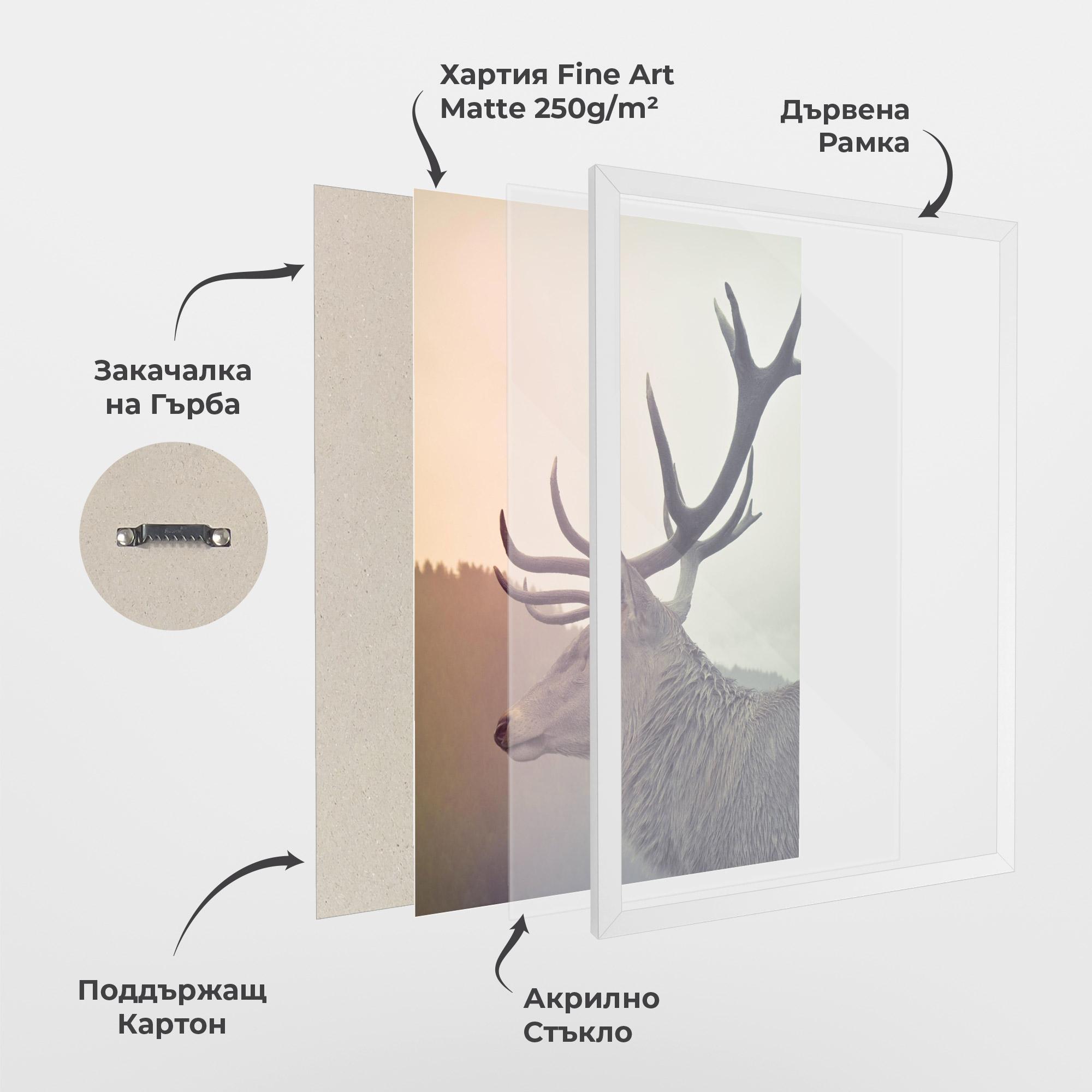 Рамкиран постер King Of The Forest mockup 1