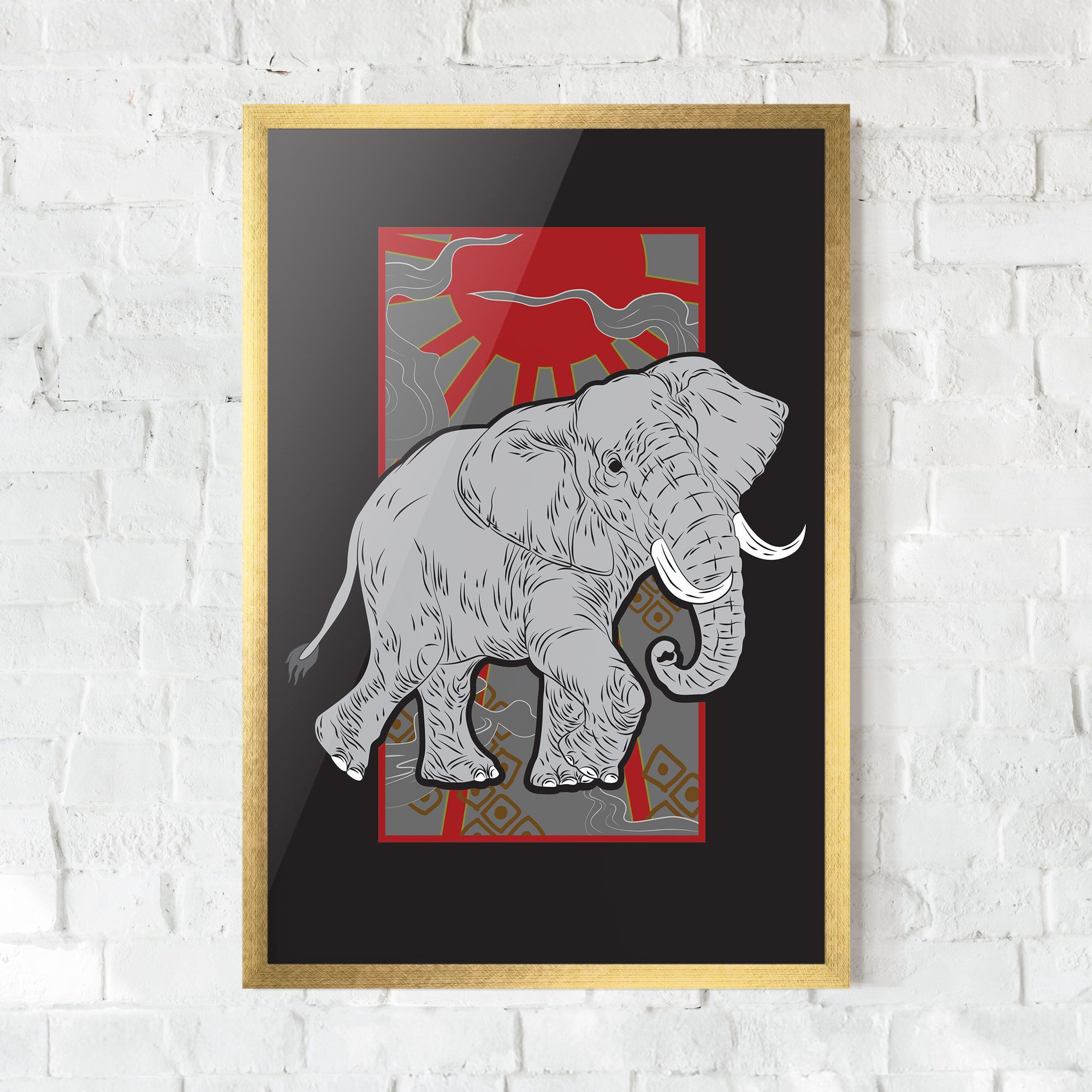 Asian Elephant mockup 0