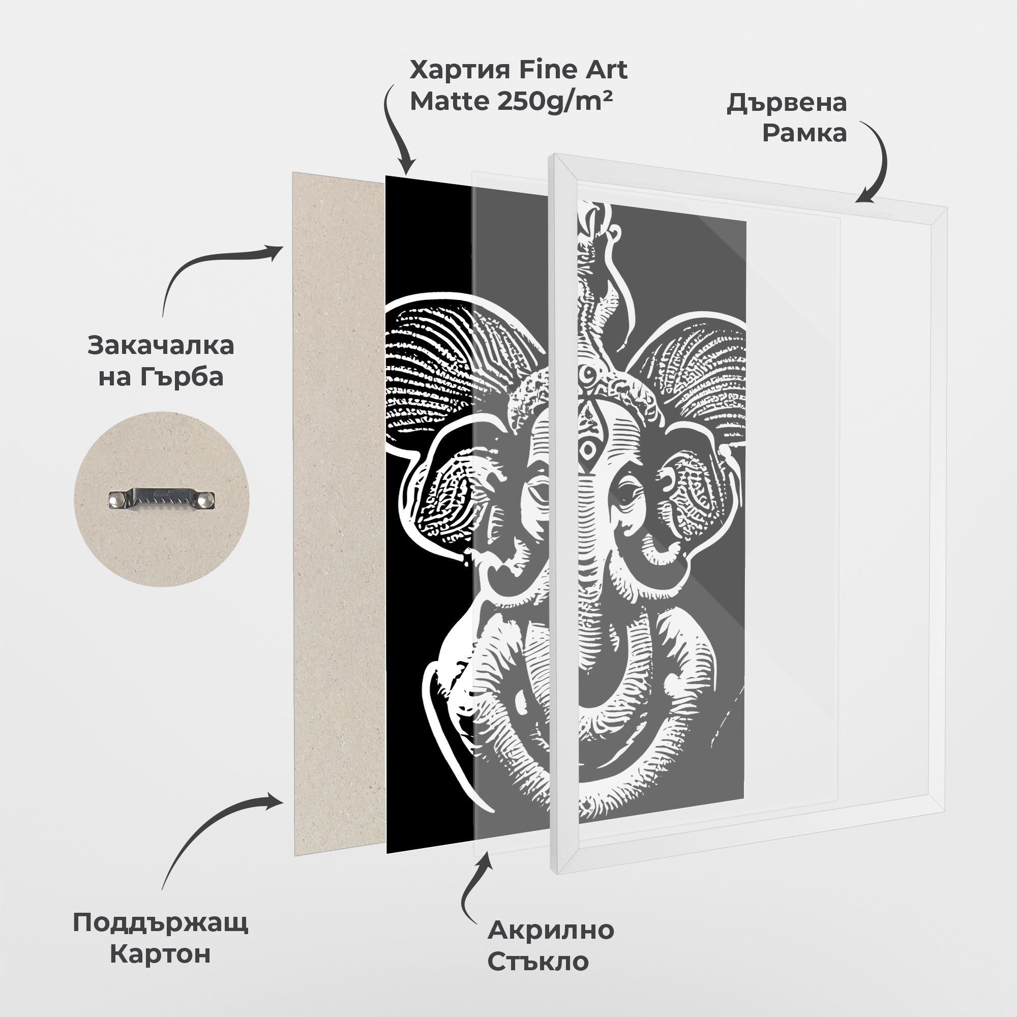 White Head Elephant mockup 1