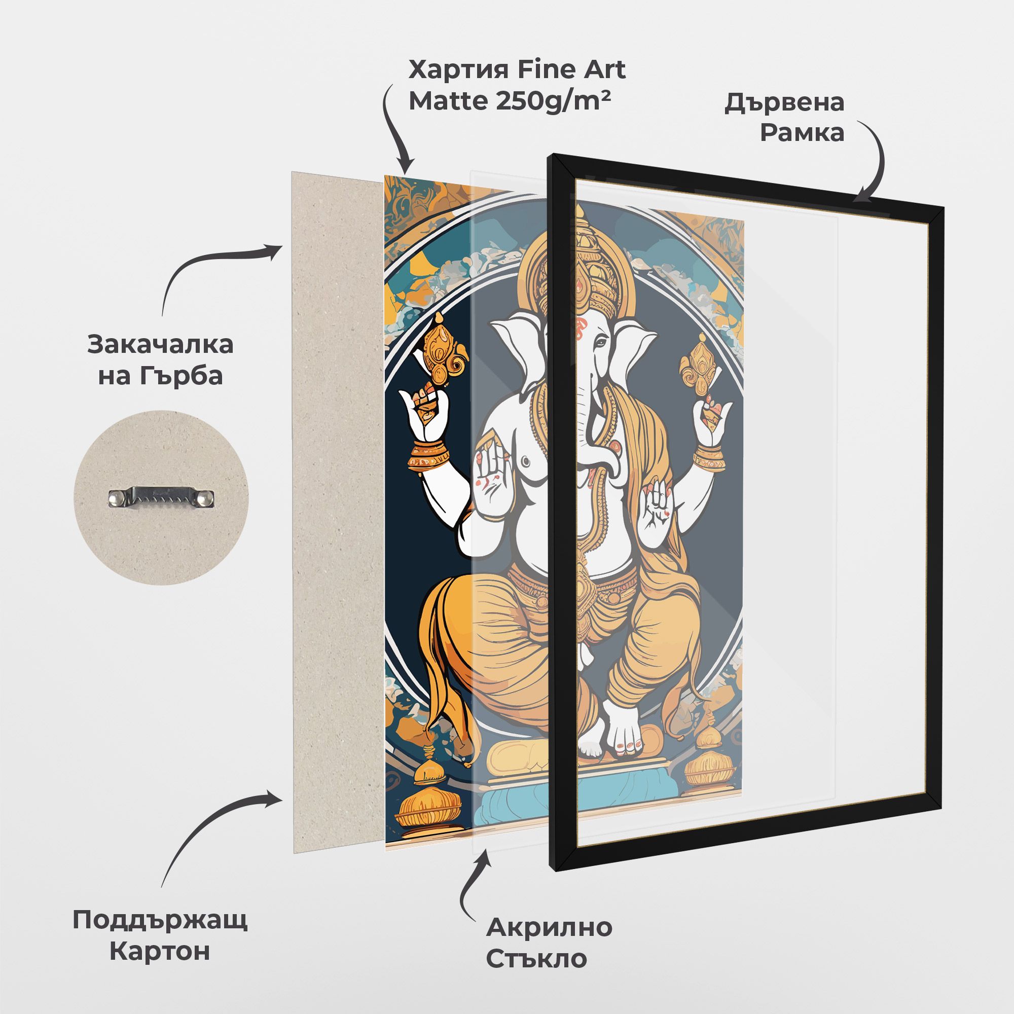 Gold Ganpati mockup 1