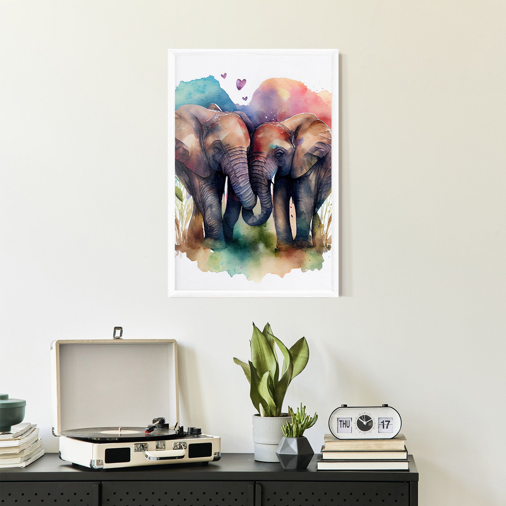 Watercolor Love mockup 2