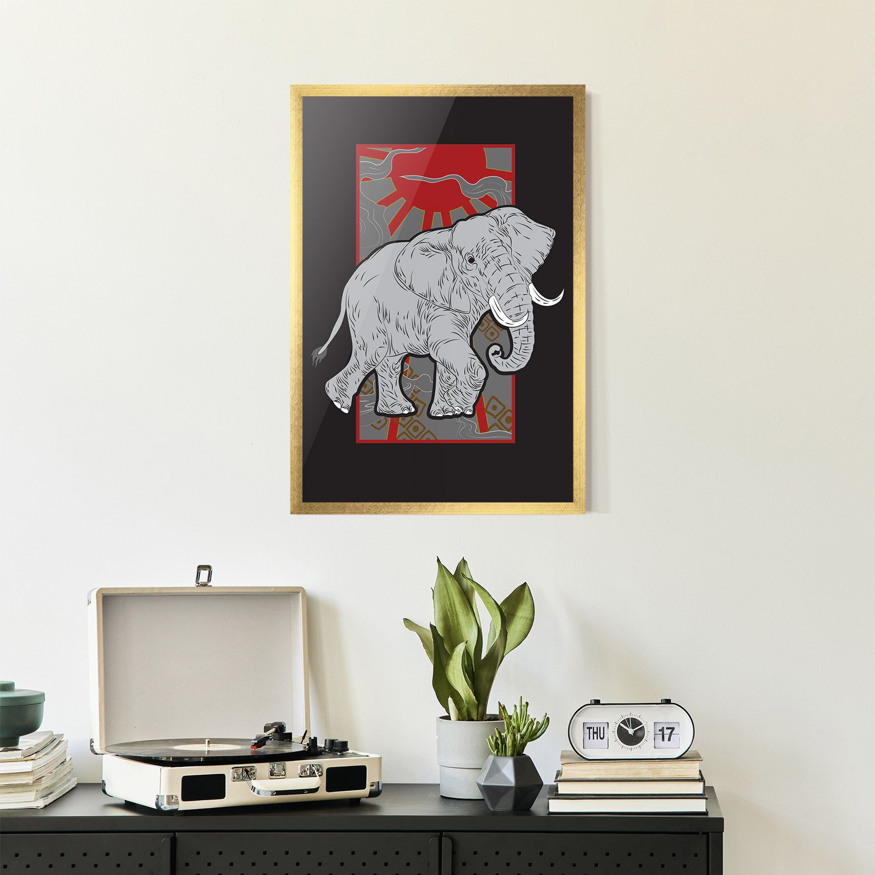 Asian Elephant mockup 2