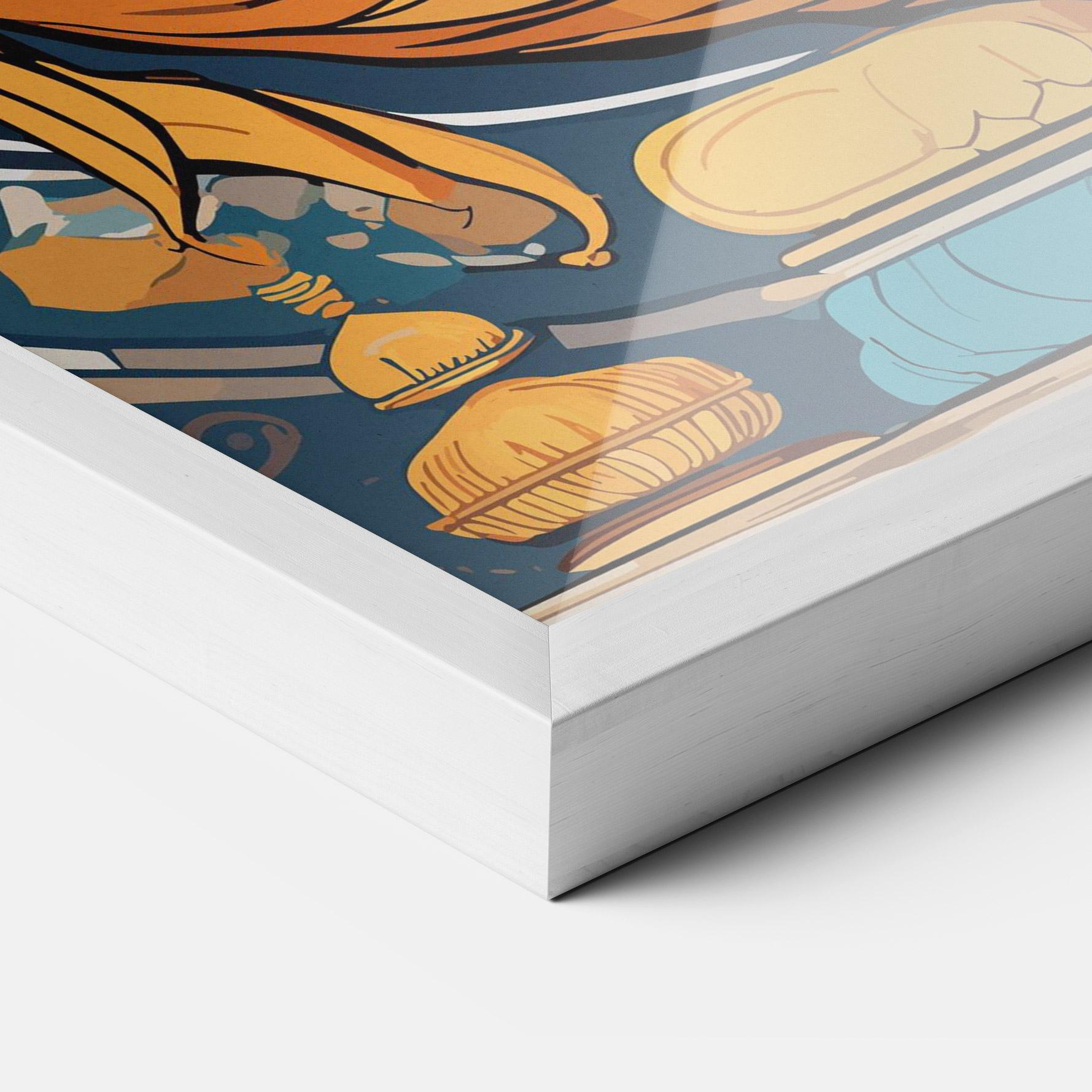 Рамкиран постер Gold Ganpati mockup 3