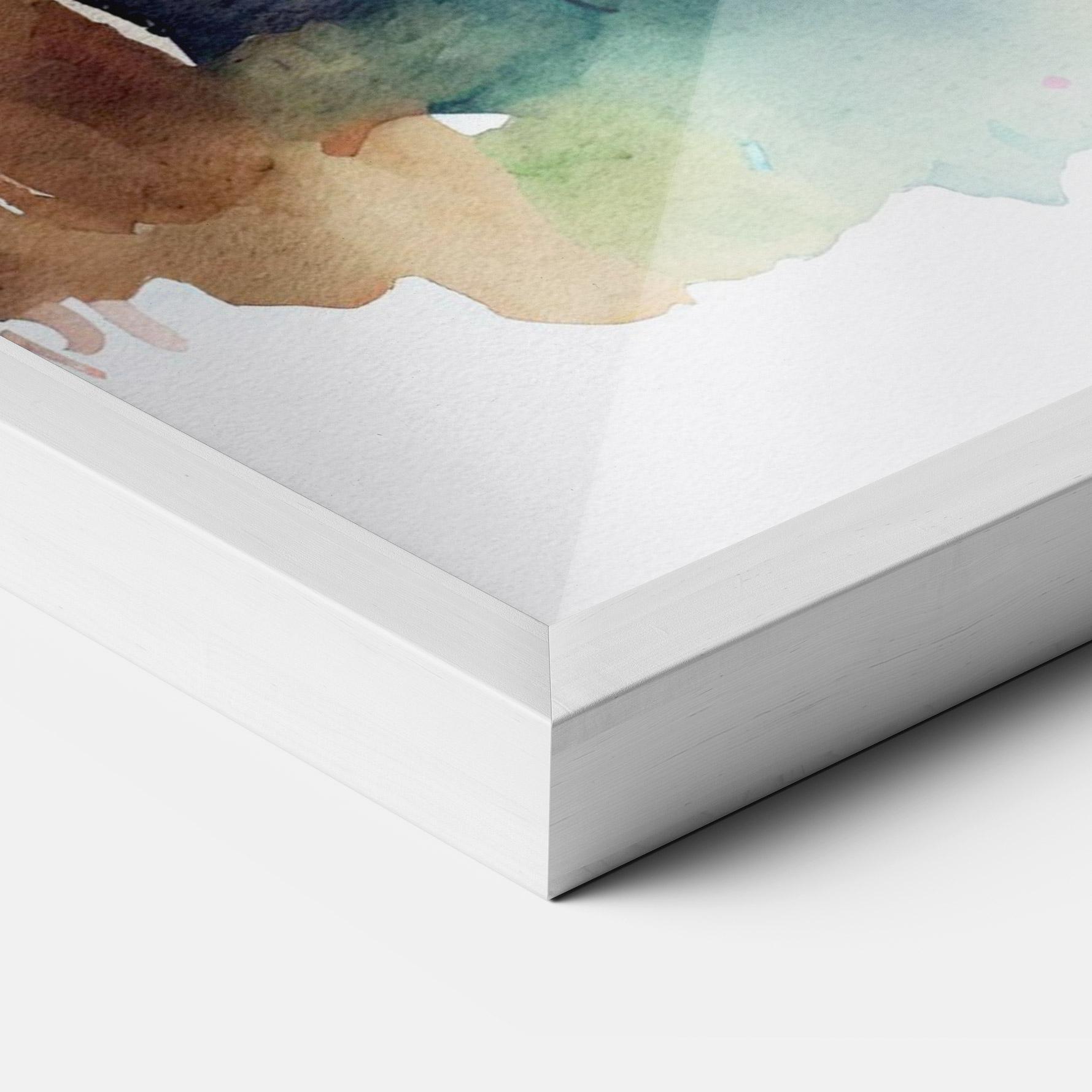 Рамкиран постер Watercolor Love mockup 3