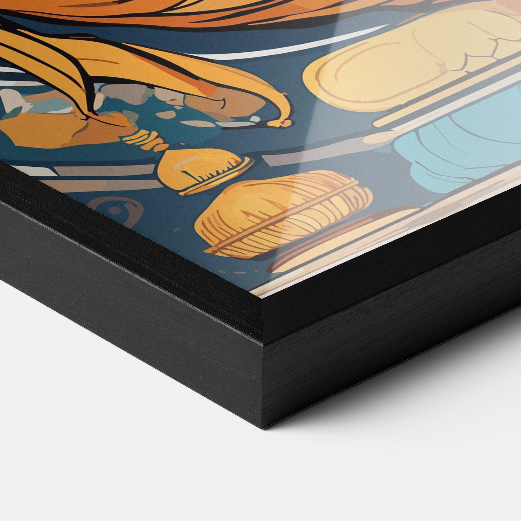 Рамкиран постер Gold Ganpati mockup 3