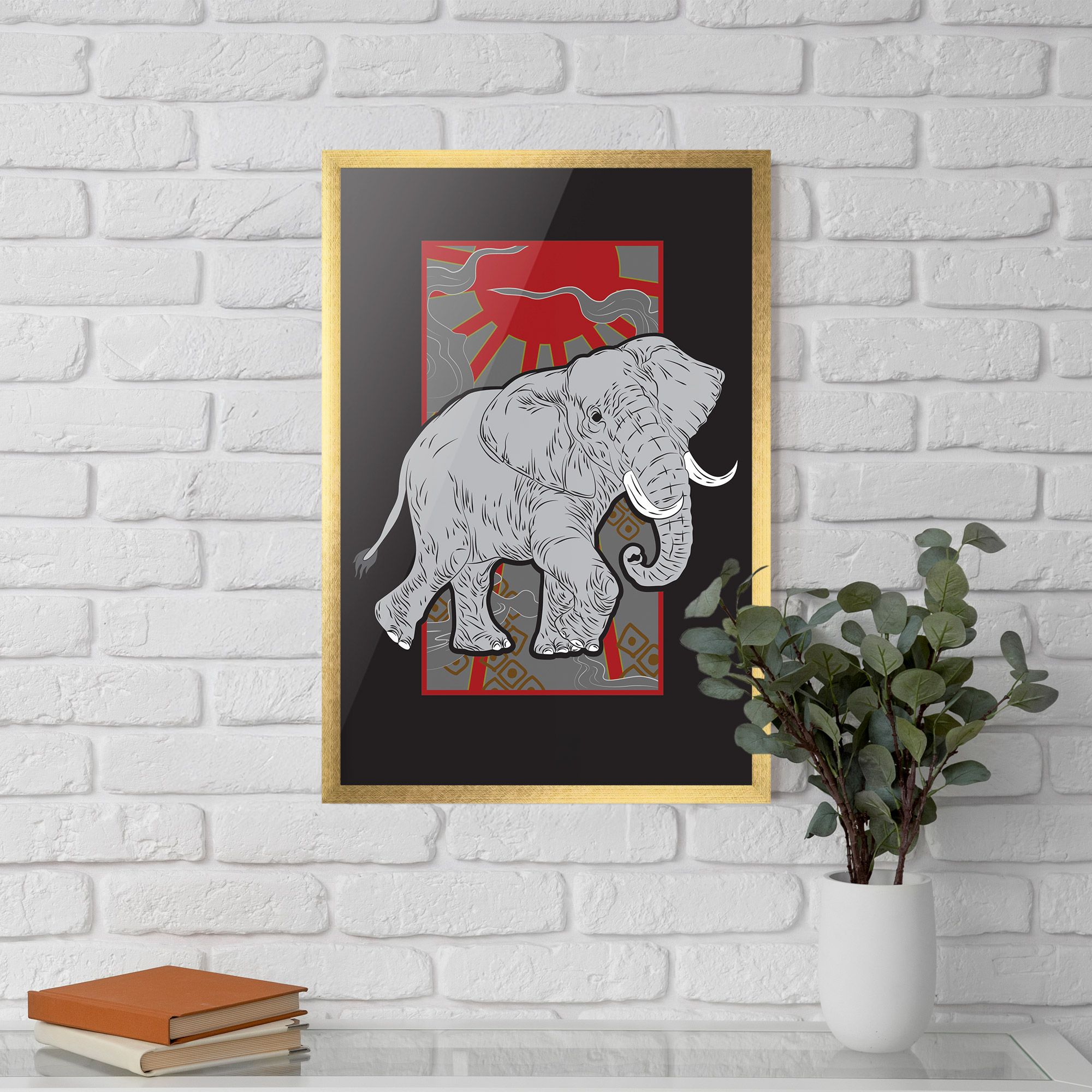 Asian Elephant mockup 5