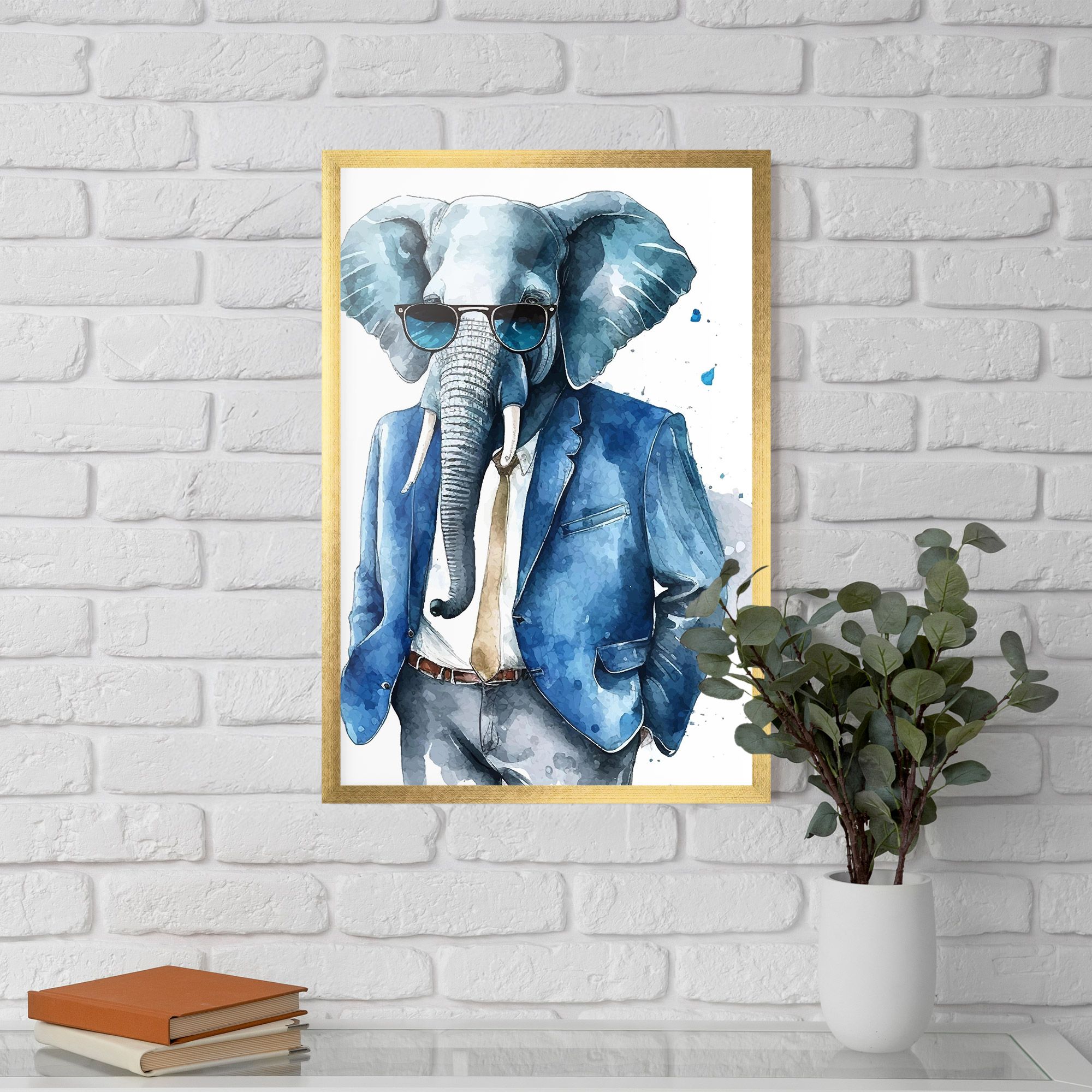 Bussiness Elephant mockup 5