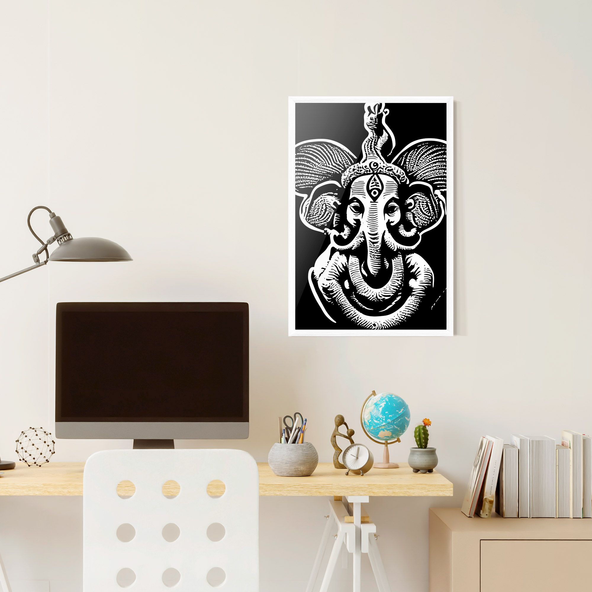 White Head Elephant mockup 6