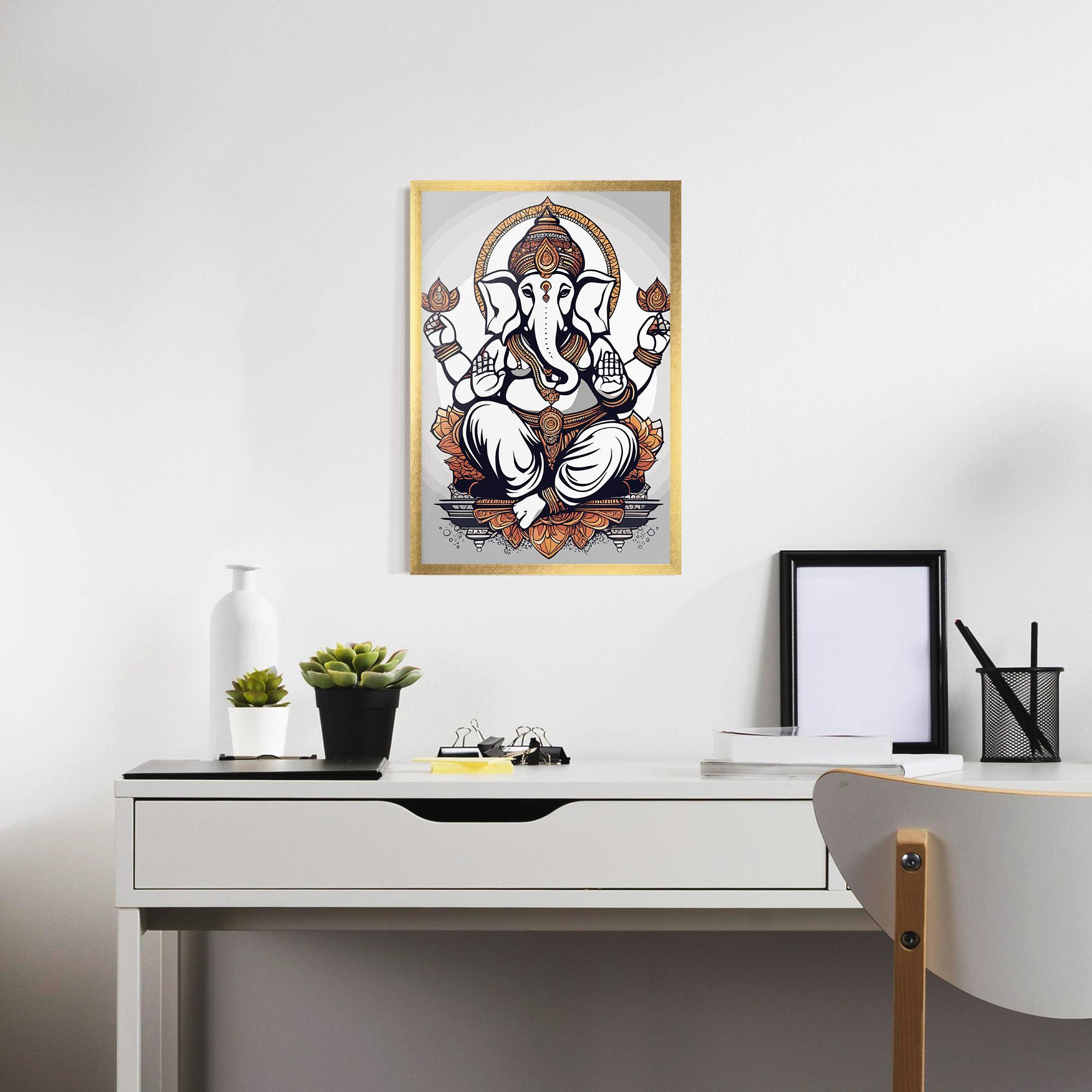 Рамкиран постер Chaturthi Grey mockup 7