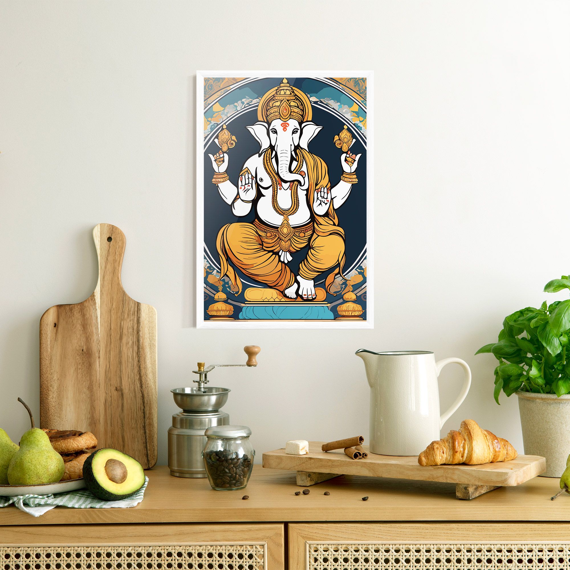 Gold Ganpati mockup 8