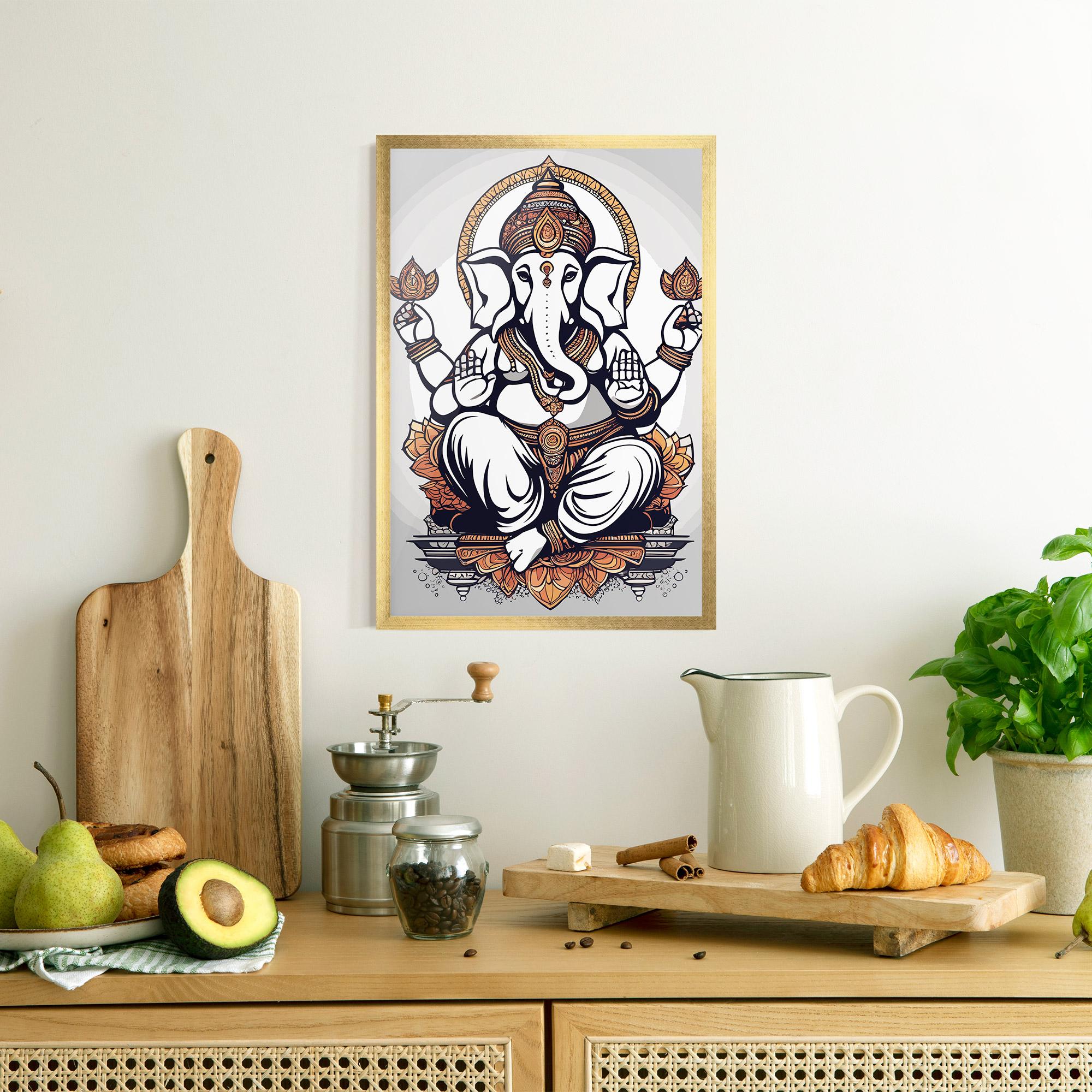 Рамкиран постер Chaturthi Grey mockup 8