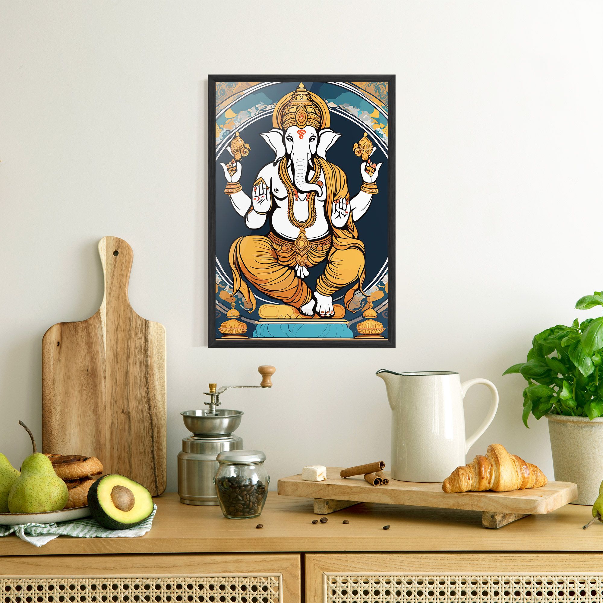 Gold Ganpati mockup 8