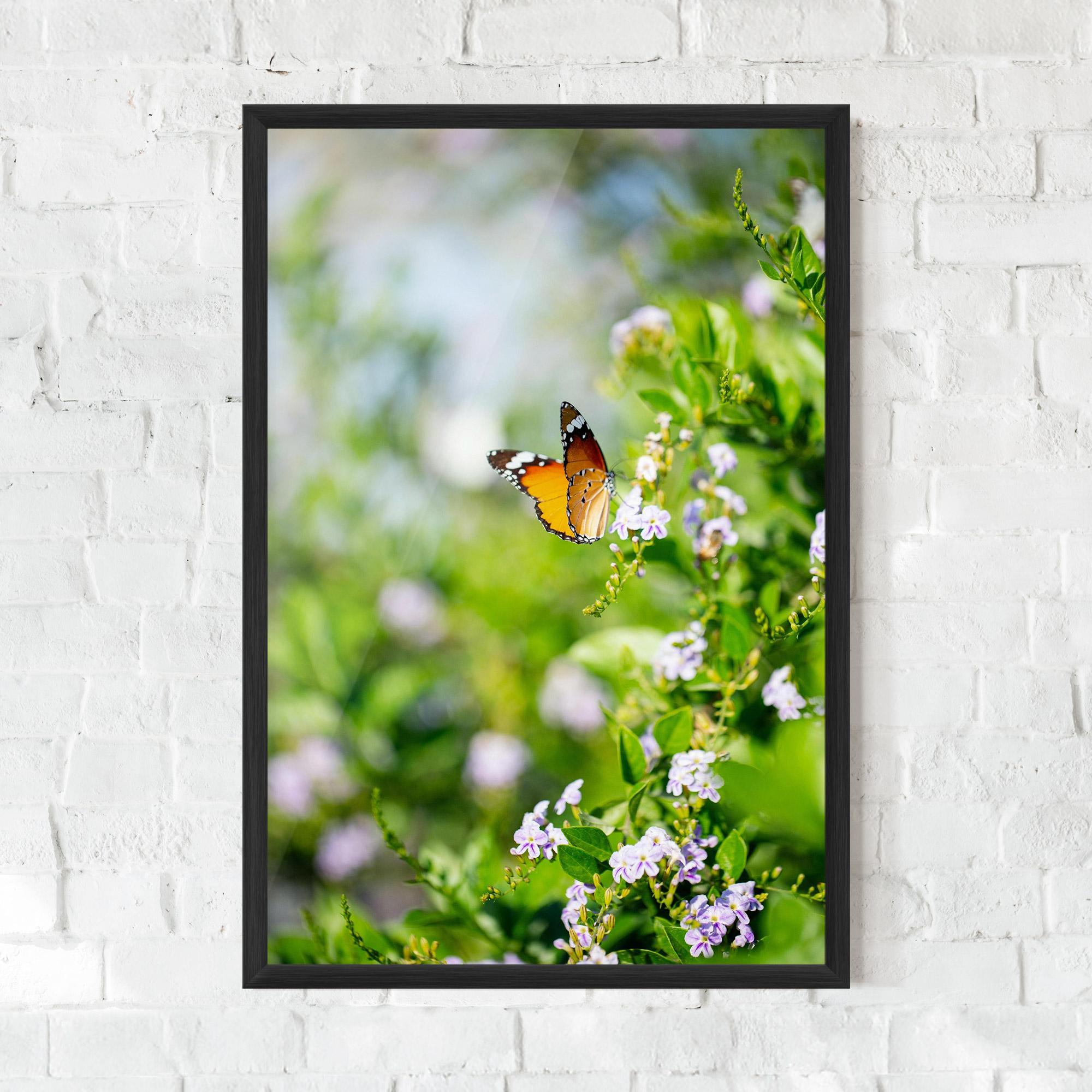 Рамкиран постер Little Orange Elephant mockup 0