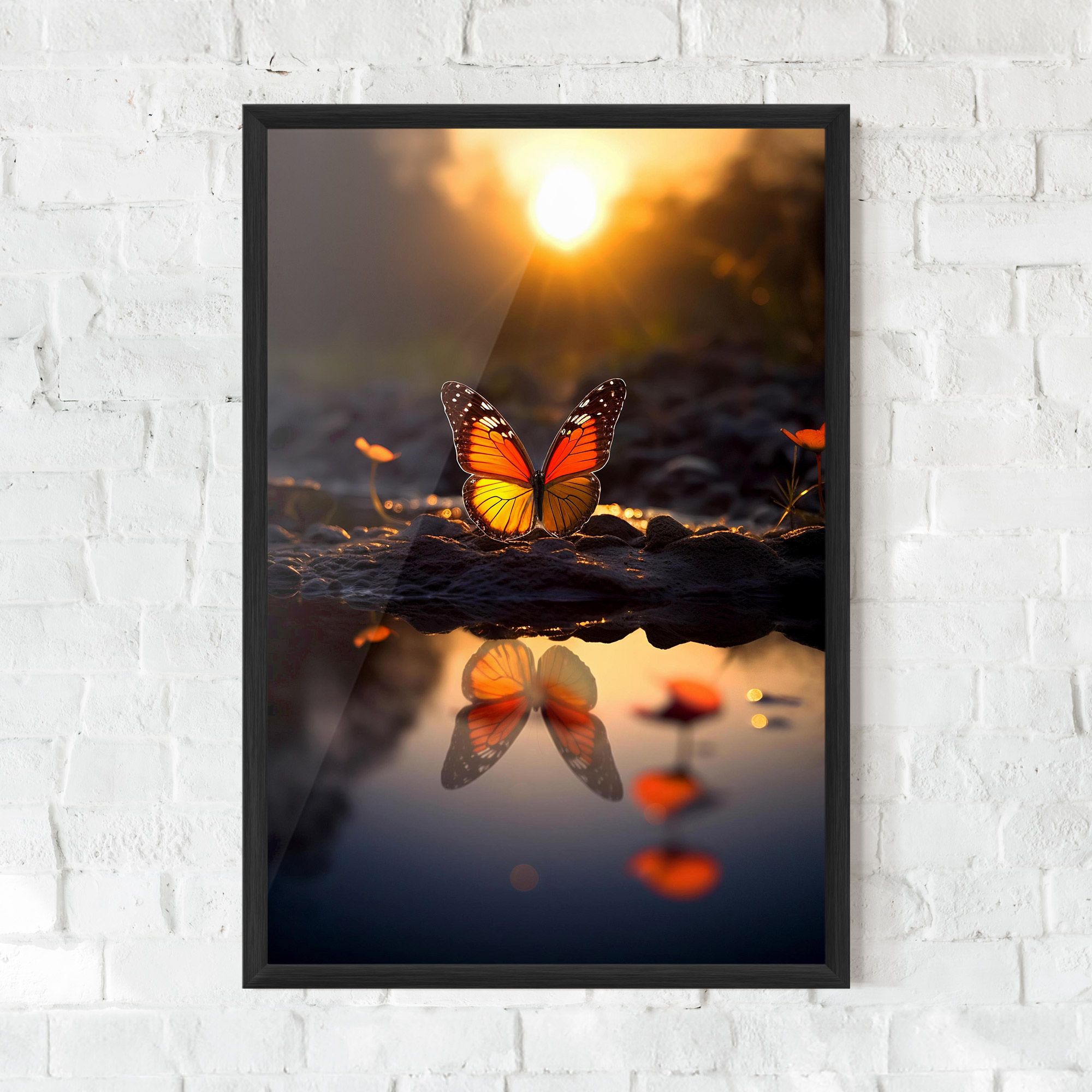 Sun Water Butterfly mockup 0