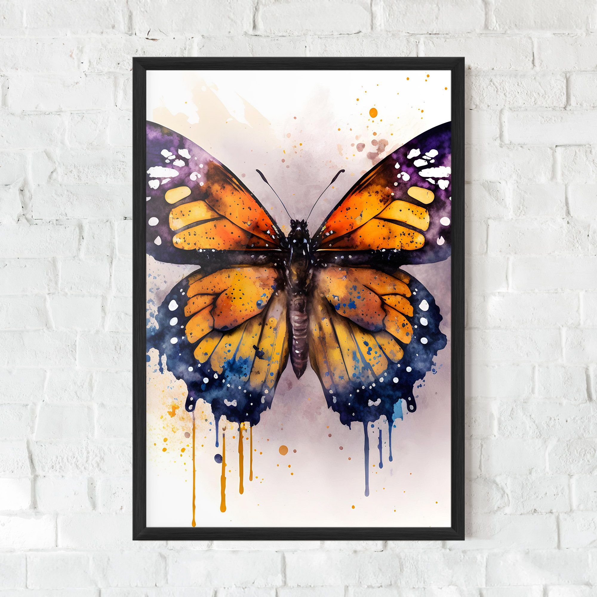 Watercolor Butterfly mockup 0