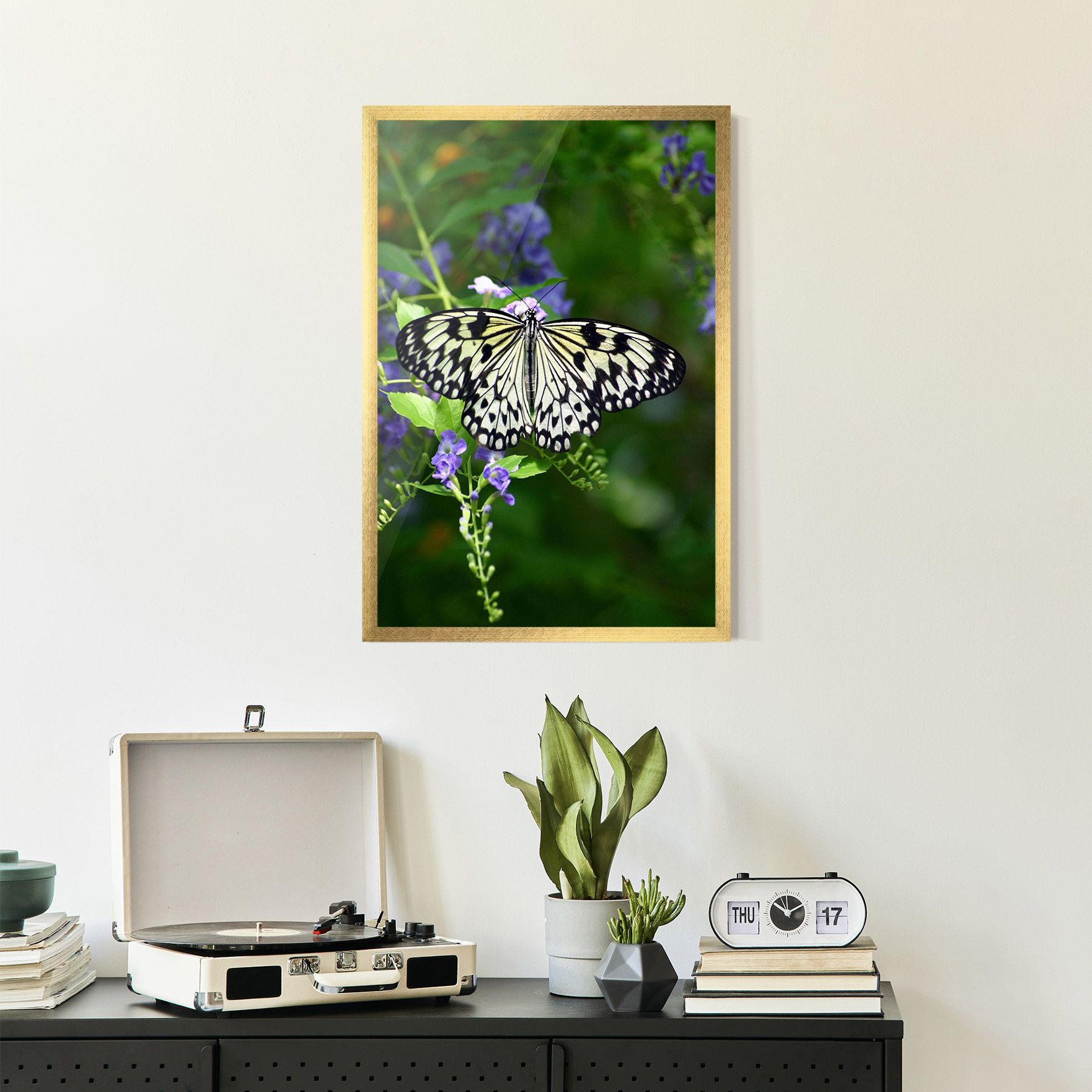 Pretty White Butterfly mockup 2