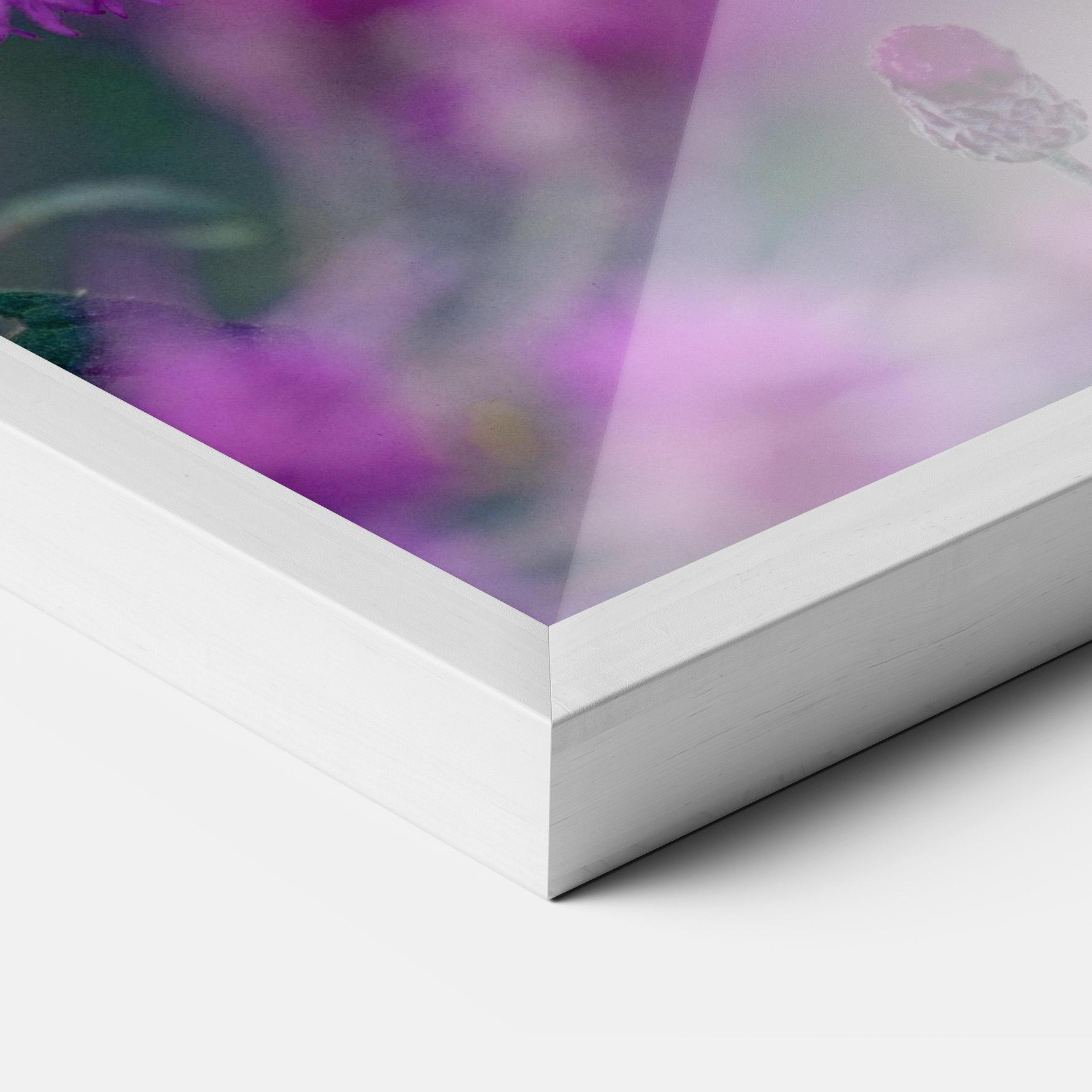 Рамкиран постер Cream Black Butterfly mockup 3