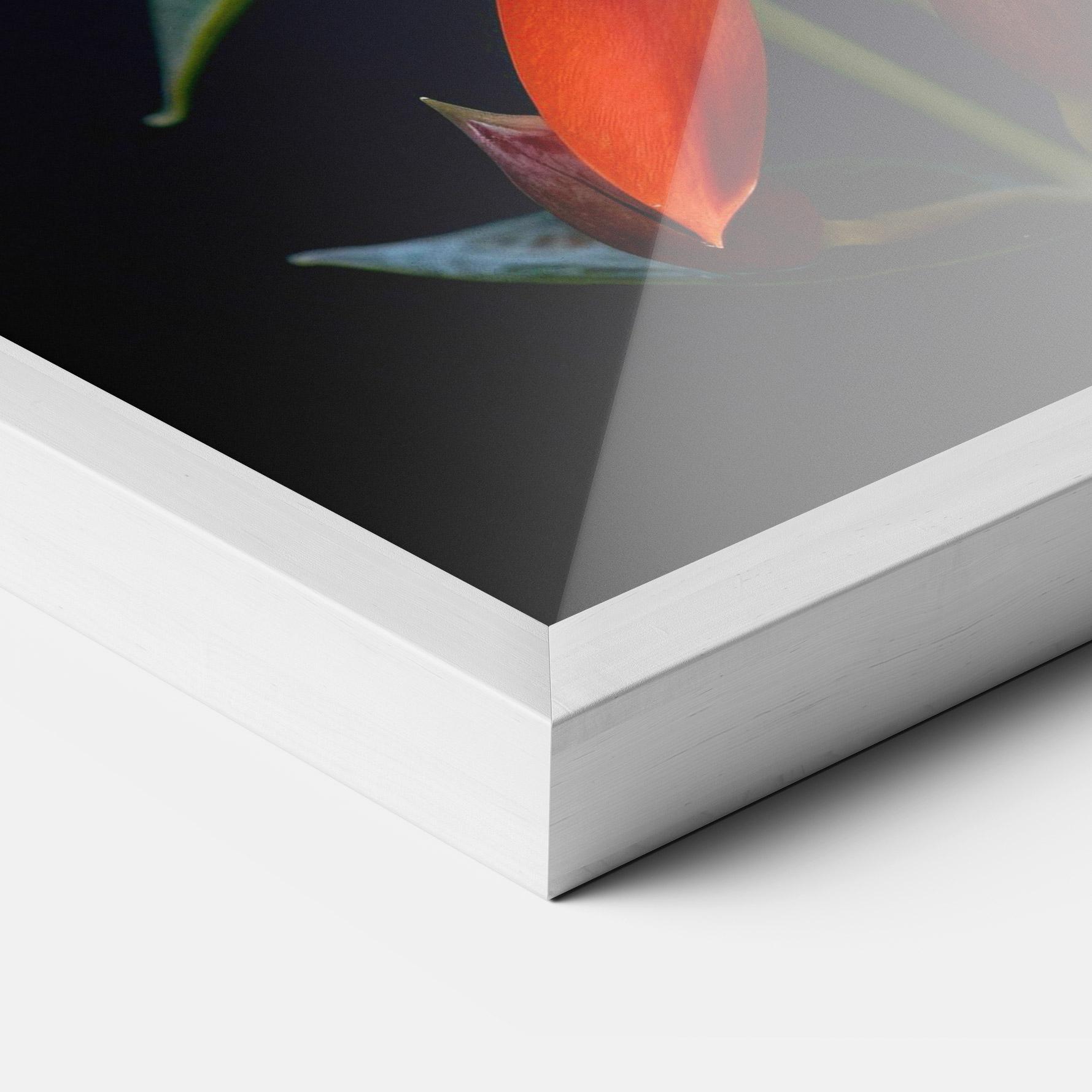 Рамкиран постер Red Flower Butterfly mockup 3