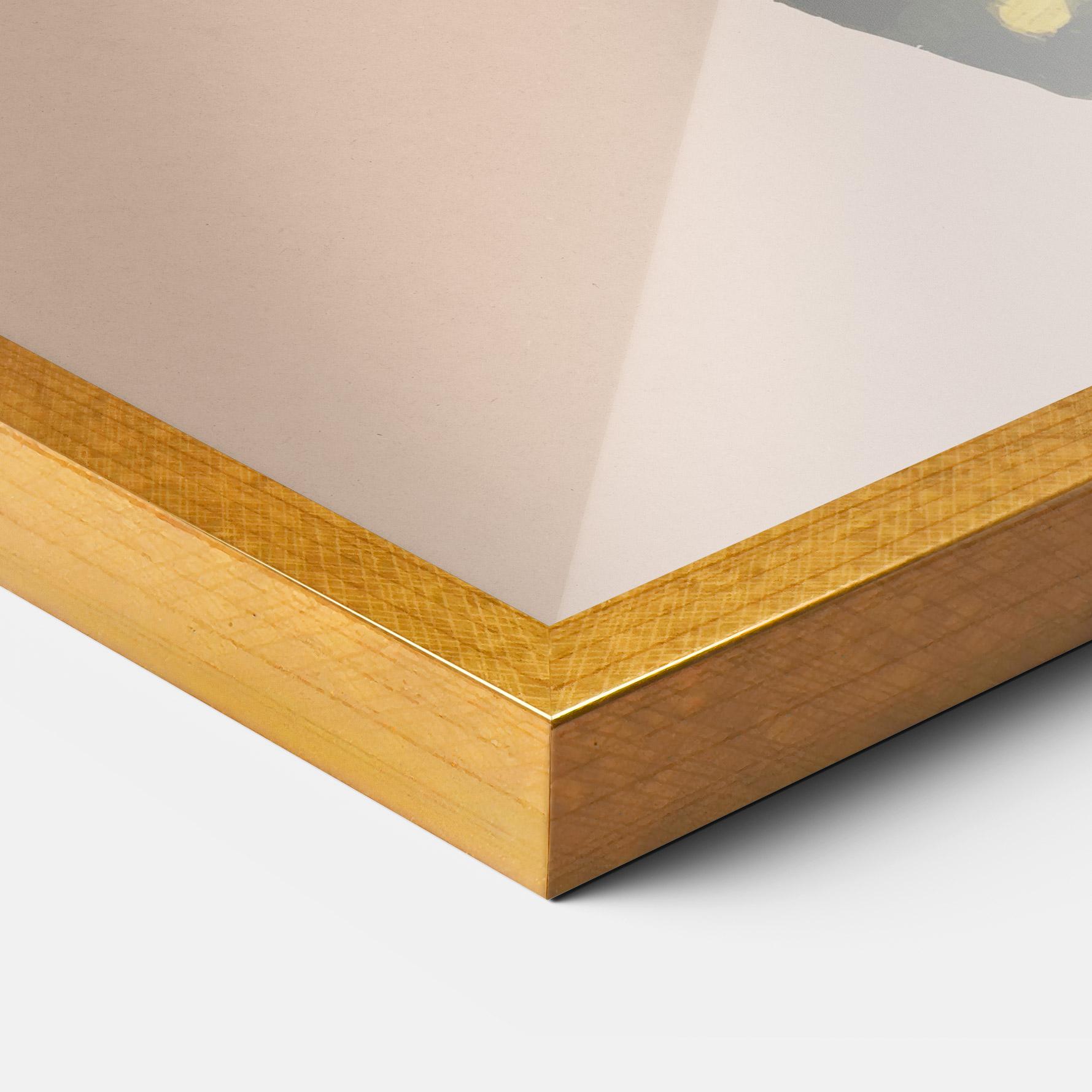 Рамкиран постер Butterfly On Pink mockup 3