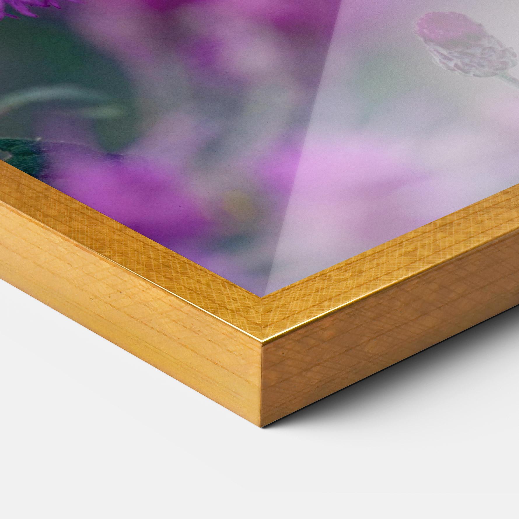 Рамкиран постер Cream Black Butterfly mockup 3